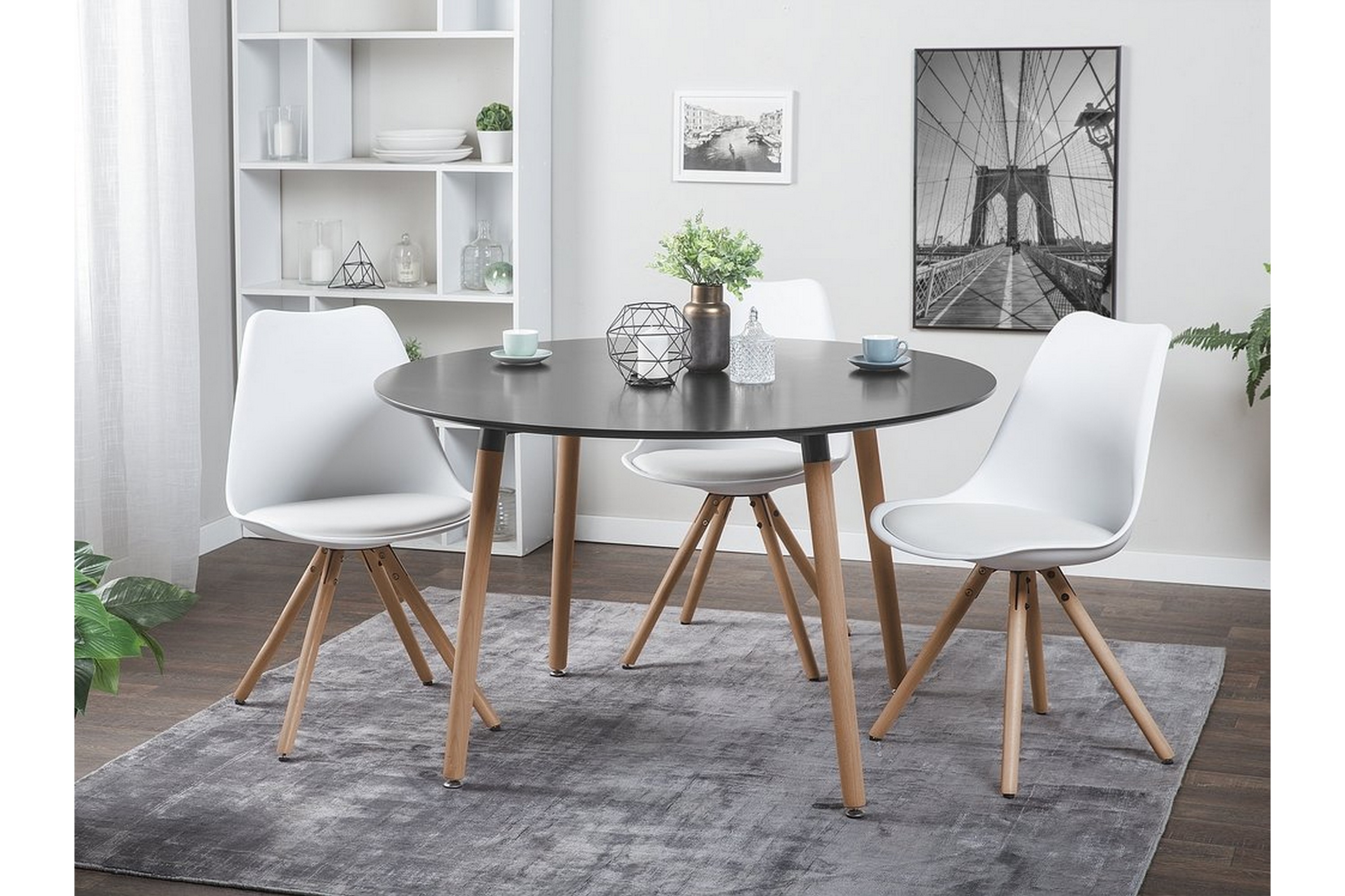 Matbord Bovio 120 cm Svart