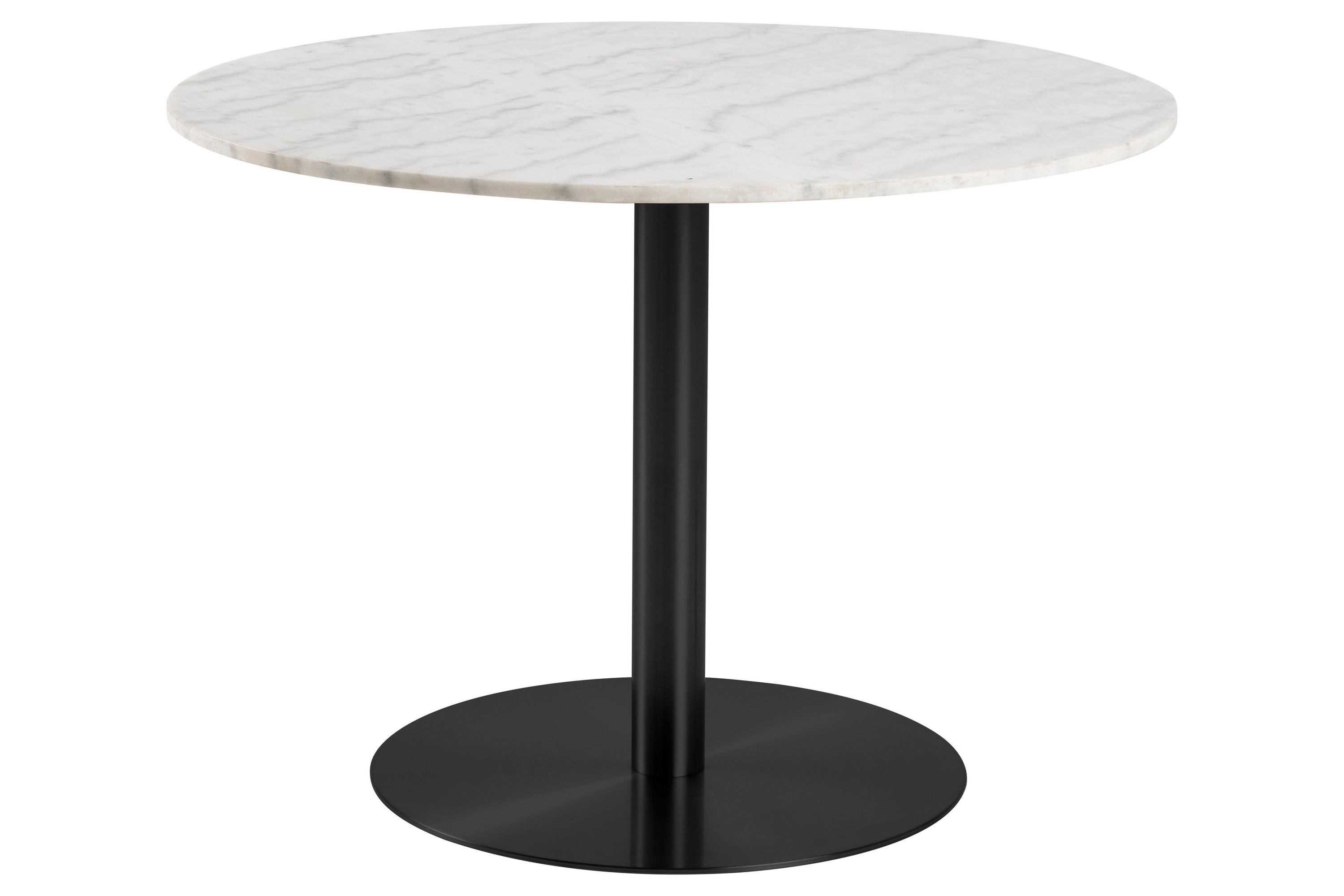 Matbord Brookmont 105 cm Rund Svart