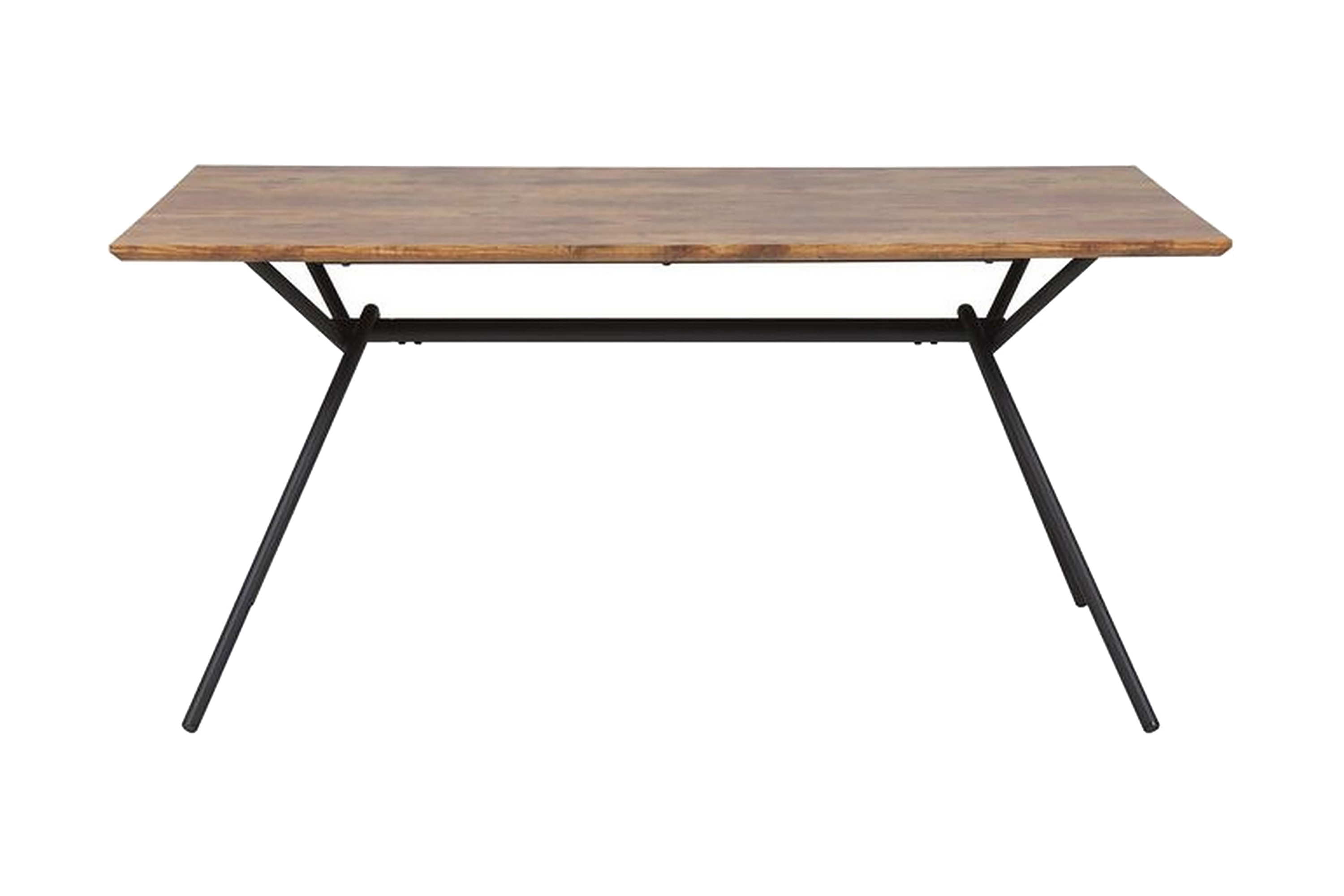 Matbord Einde 160 cm Natur/Svart