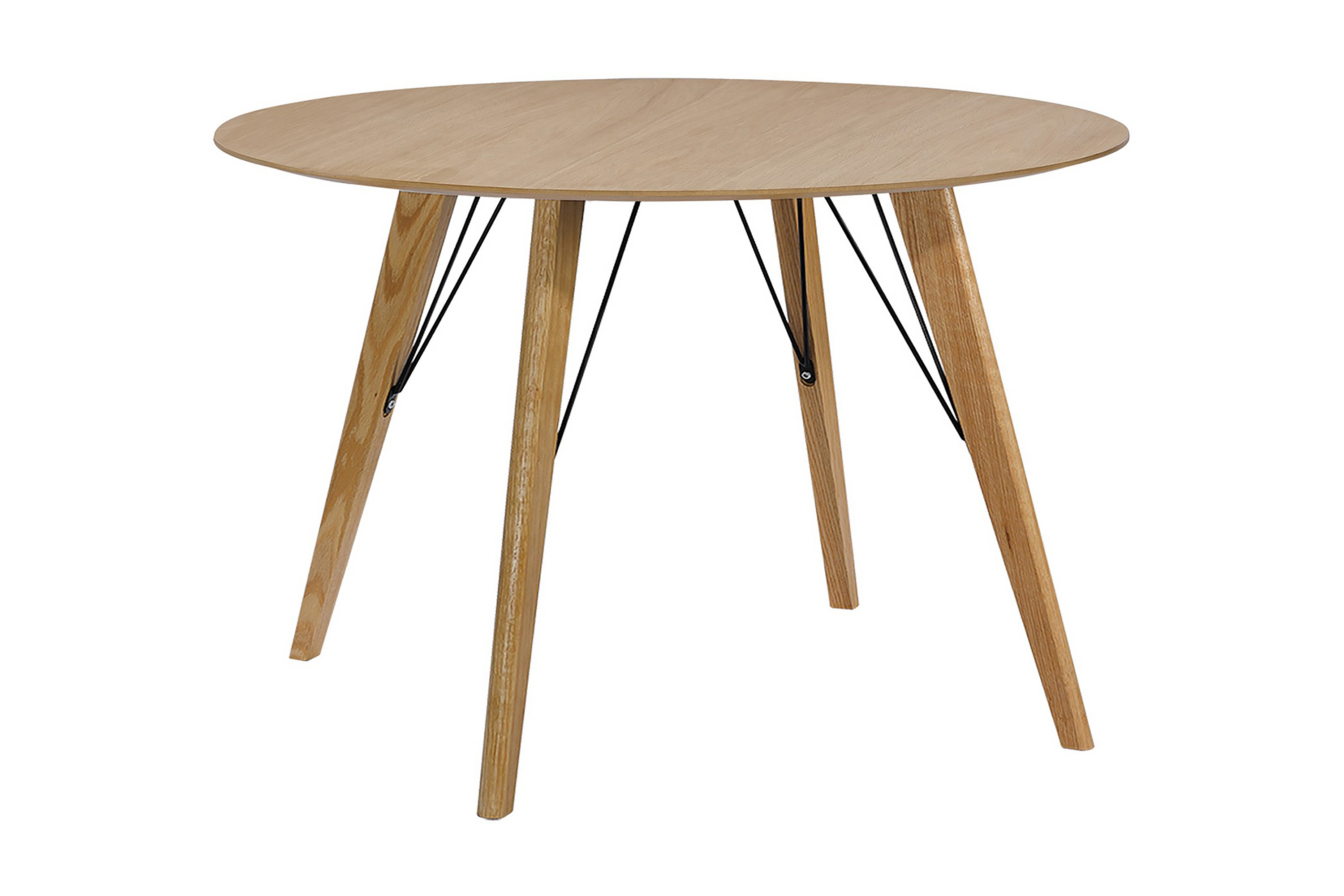 Matbord Helena D100xh75 cm Mdf Med Ekfanér