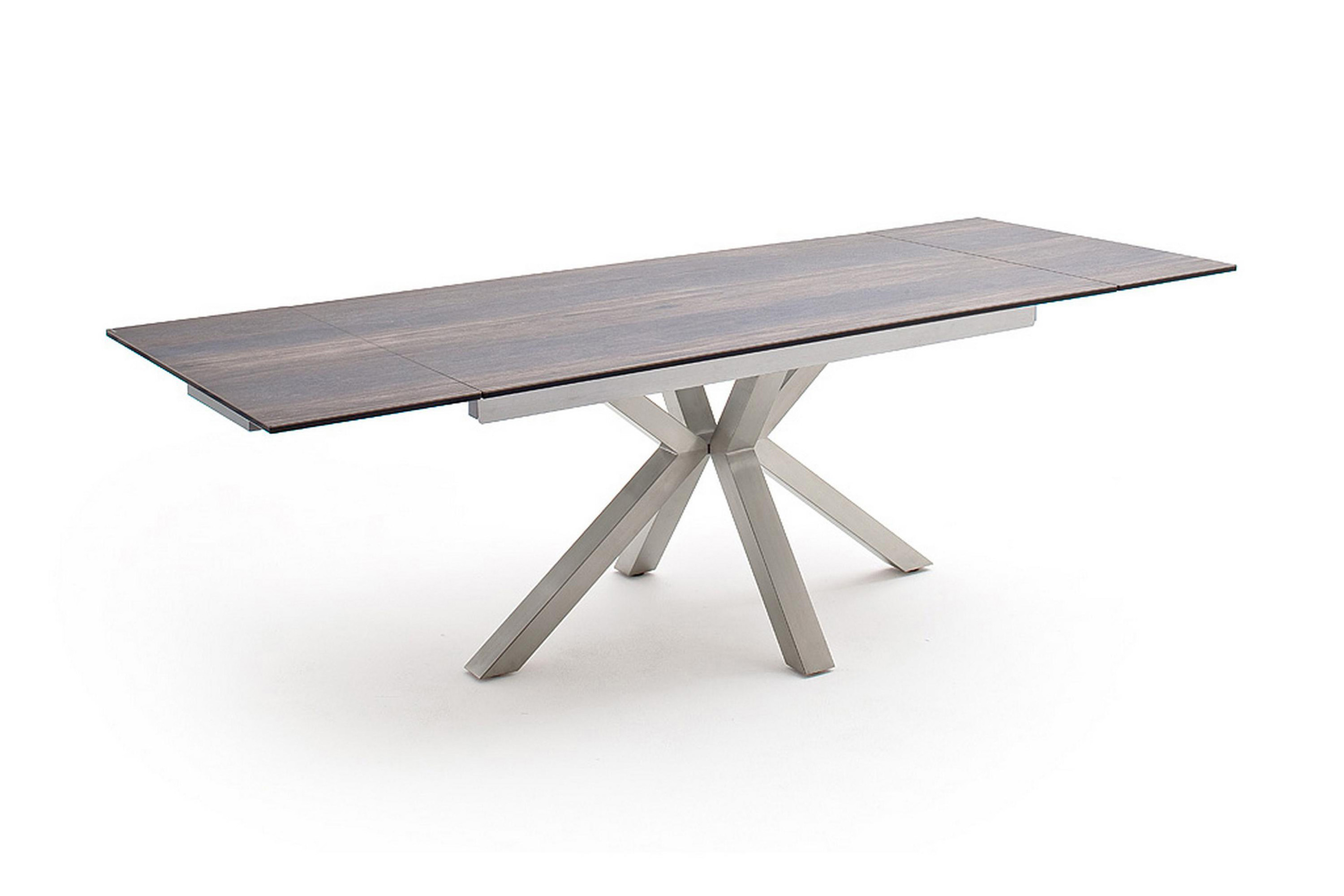 Matbord Kariwa 160 cm Glas/Silver
