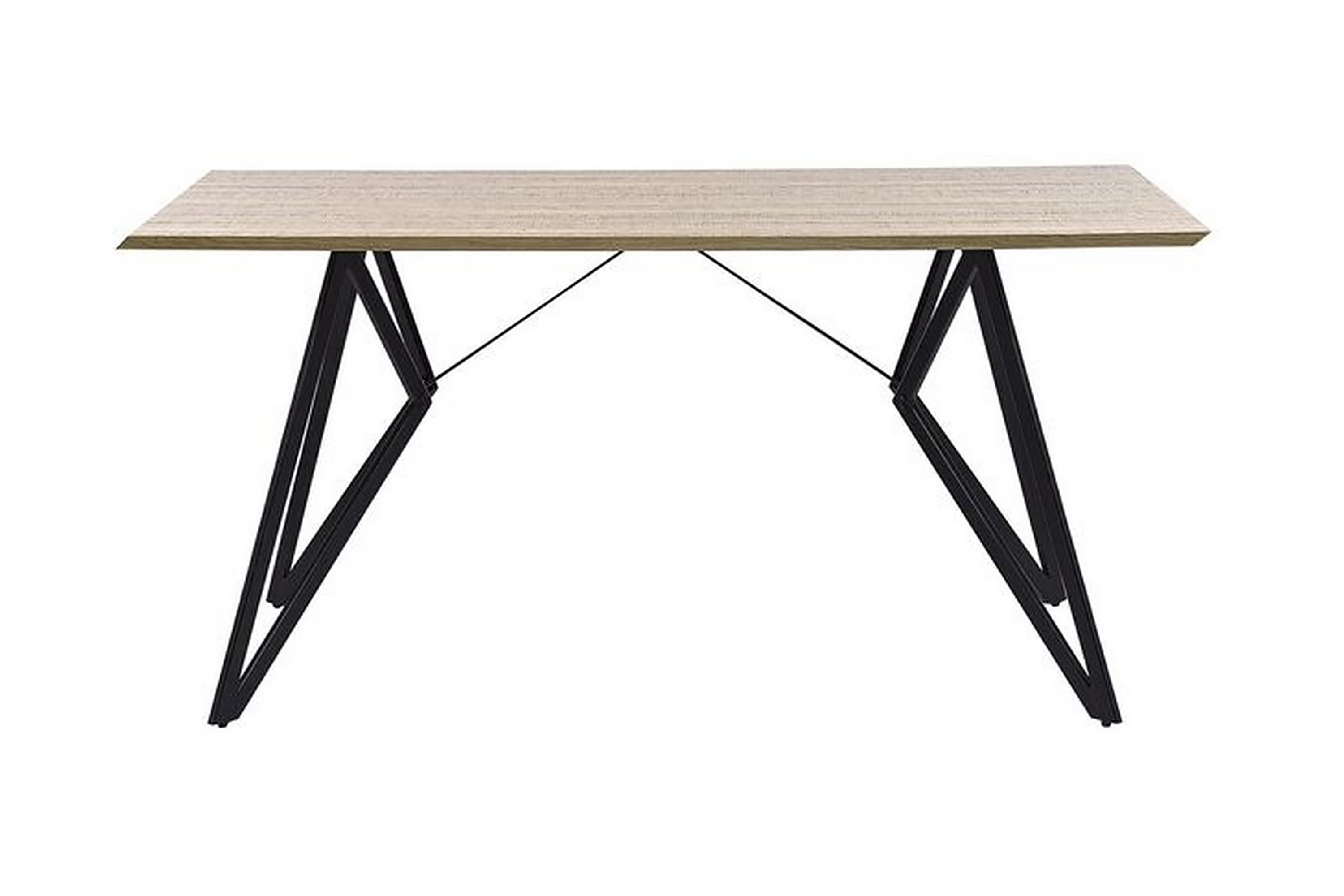 Matbord Kencot 160 cm Ljust TräSvart
