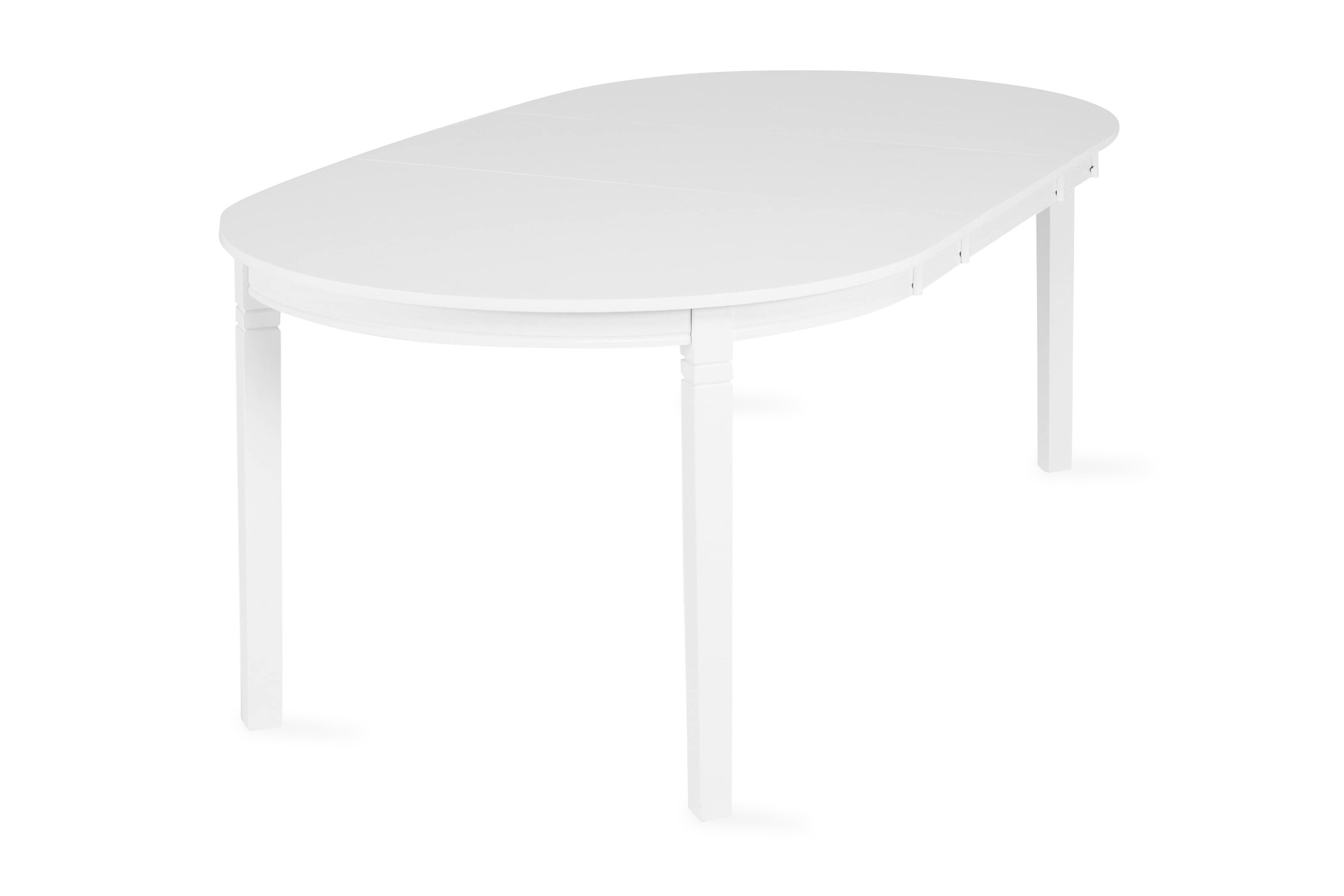Matbord Lowisa 200 cm Ovalt Vit