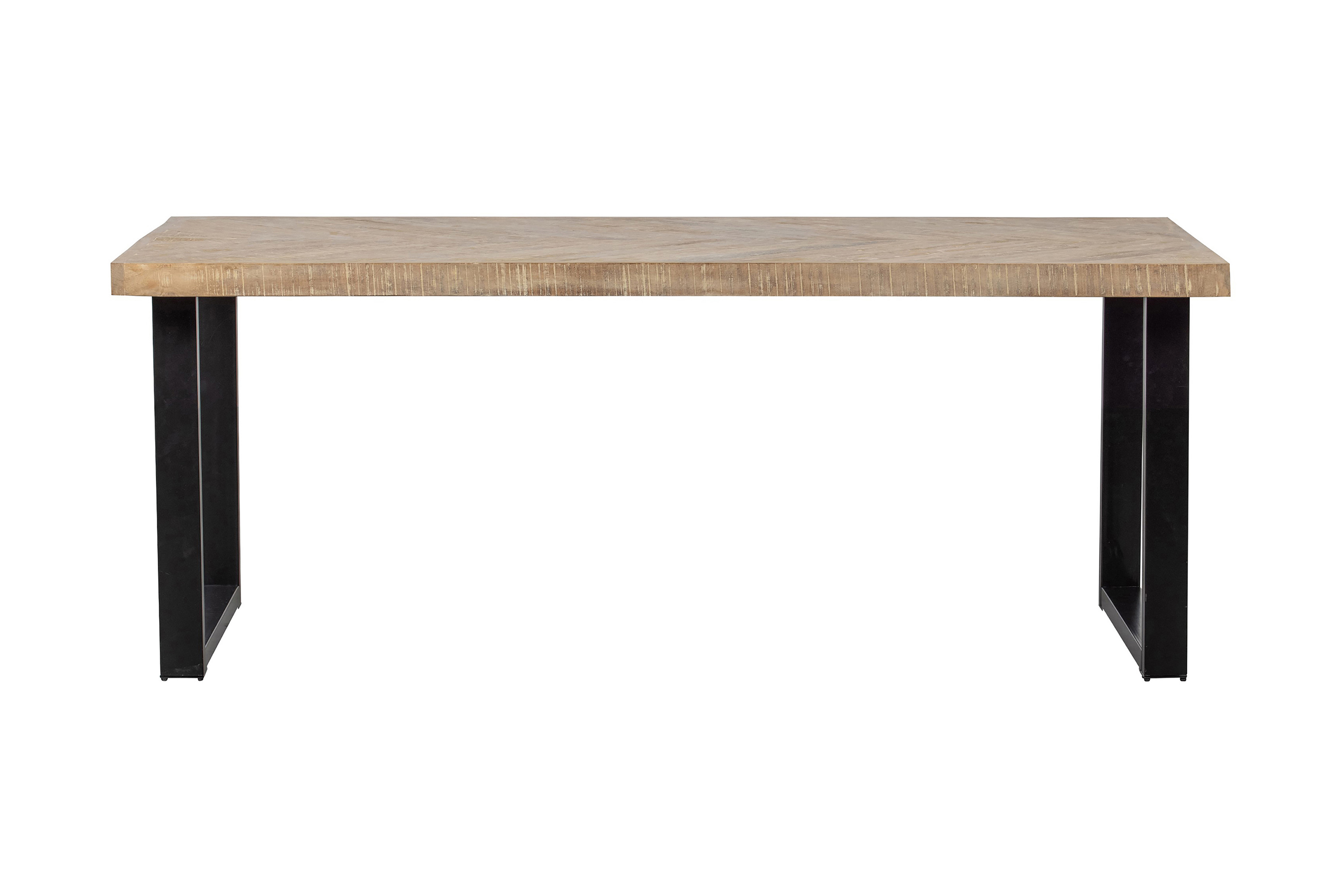 Matbord Tuor U-Formade Ben 180 cm Spetskypert/Natur/Svart
