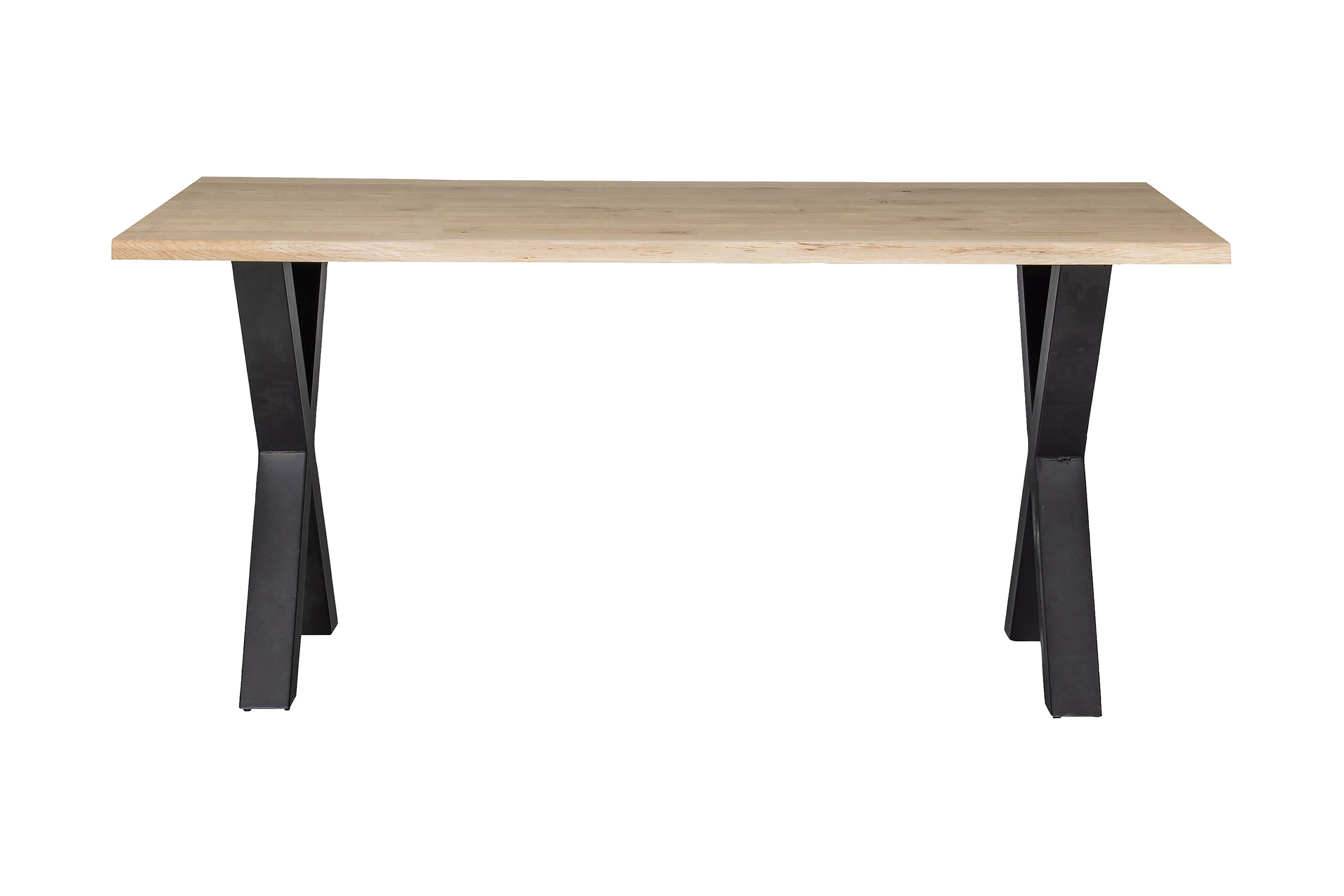 Matbord Tuor X-Formade Ben 180 cm Ek/Svart