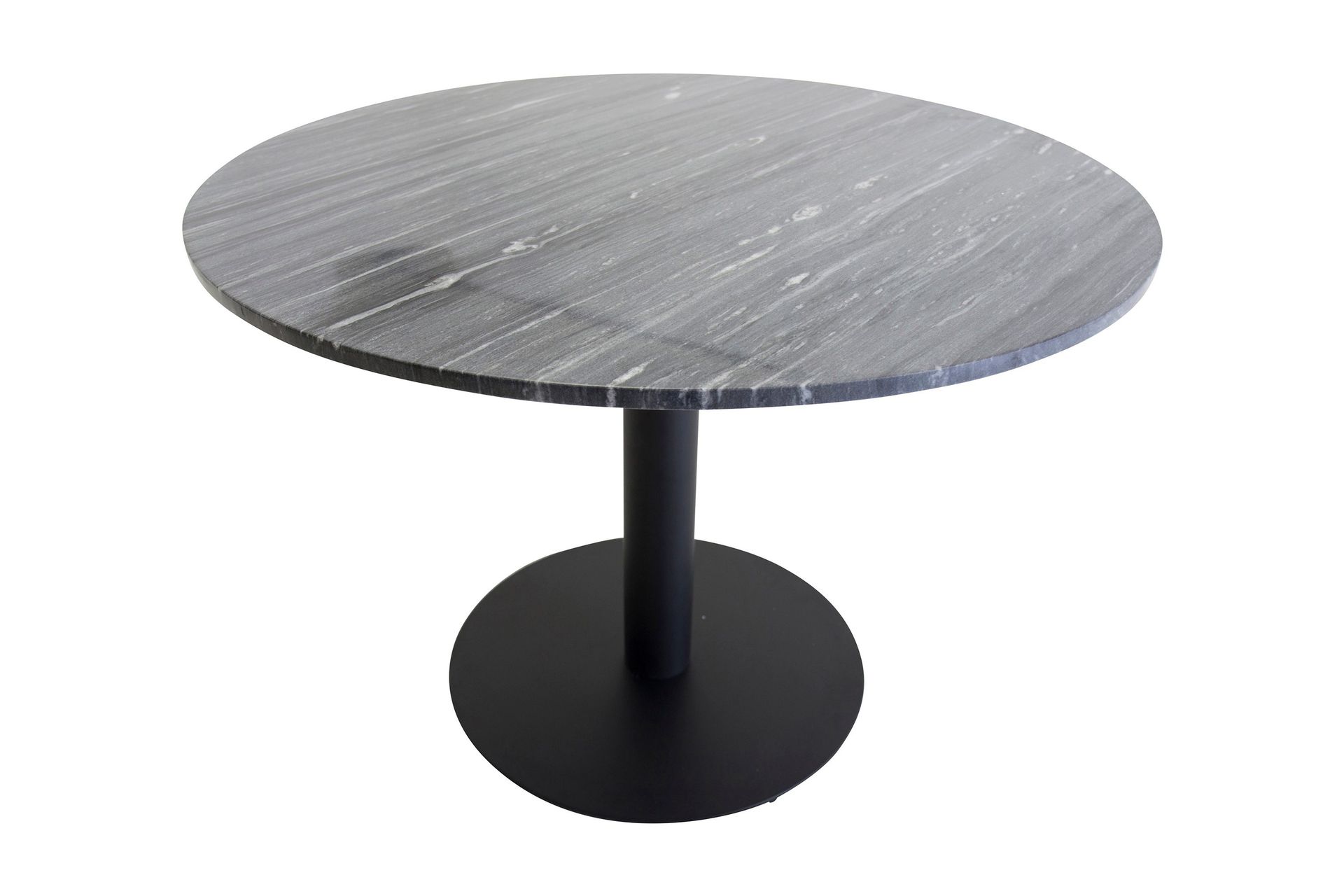 Matbord Venture Home Admira Matbord 106 cm Runt Marmor Black -