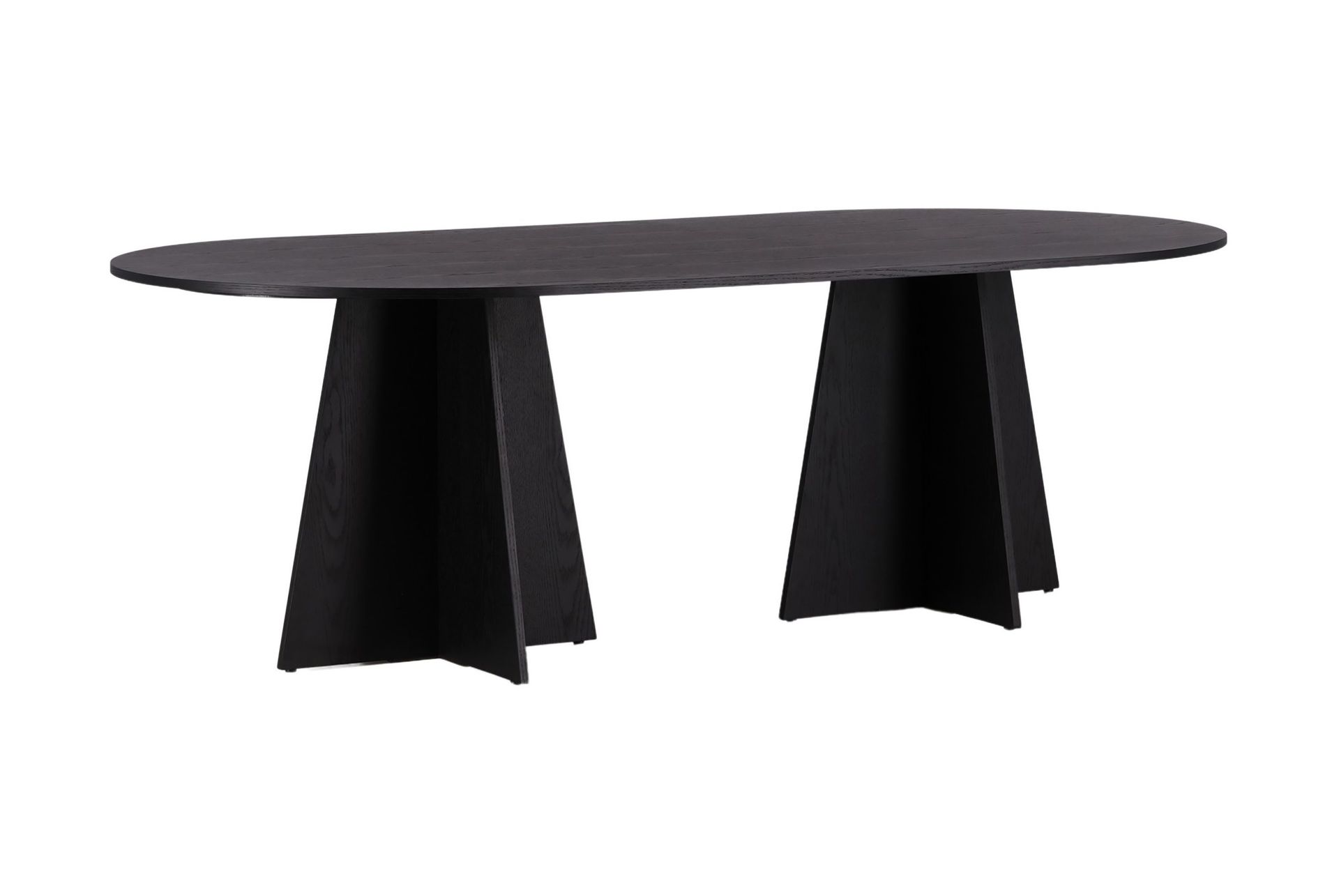 Matbord Venture Home Bootcut Matbord 230x115x75 cm Oval Black -