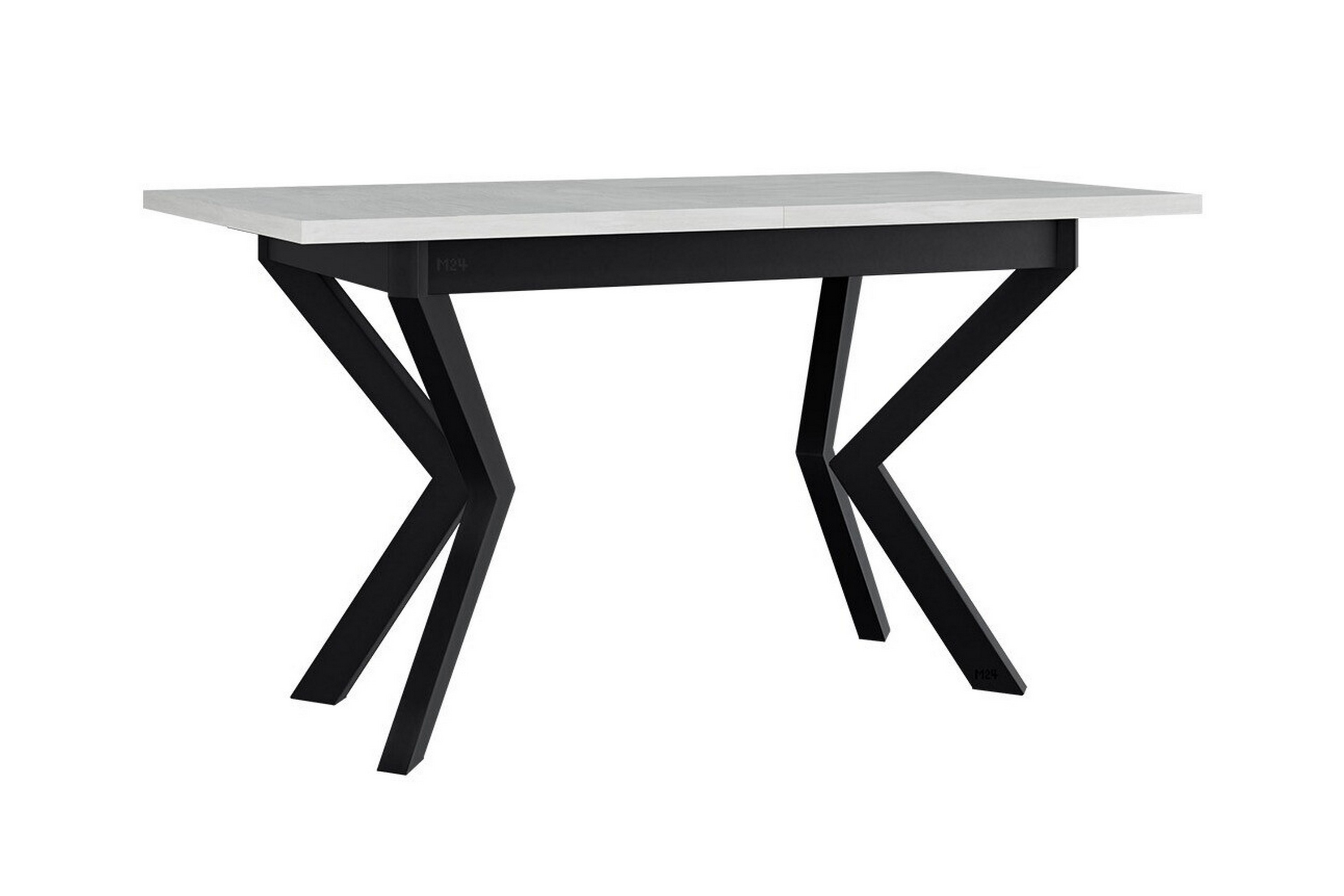 matbord patrickswell 80 cm - vit