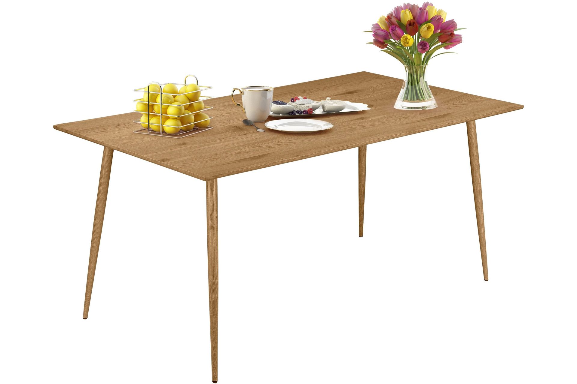 Oktoos Matbord 120 cm - Natur