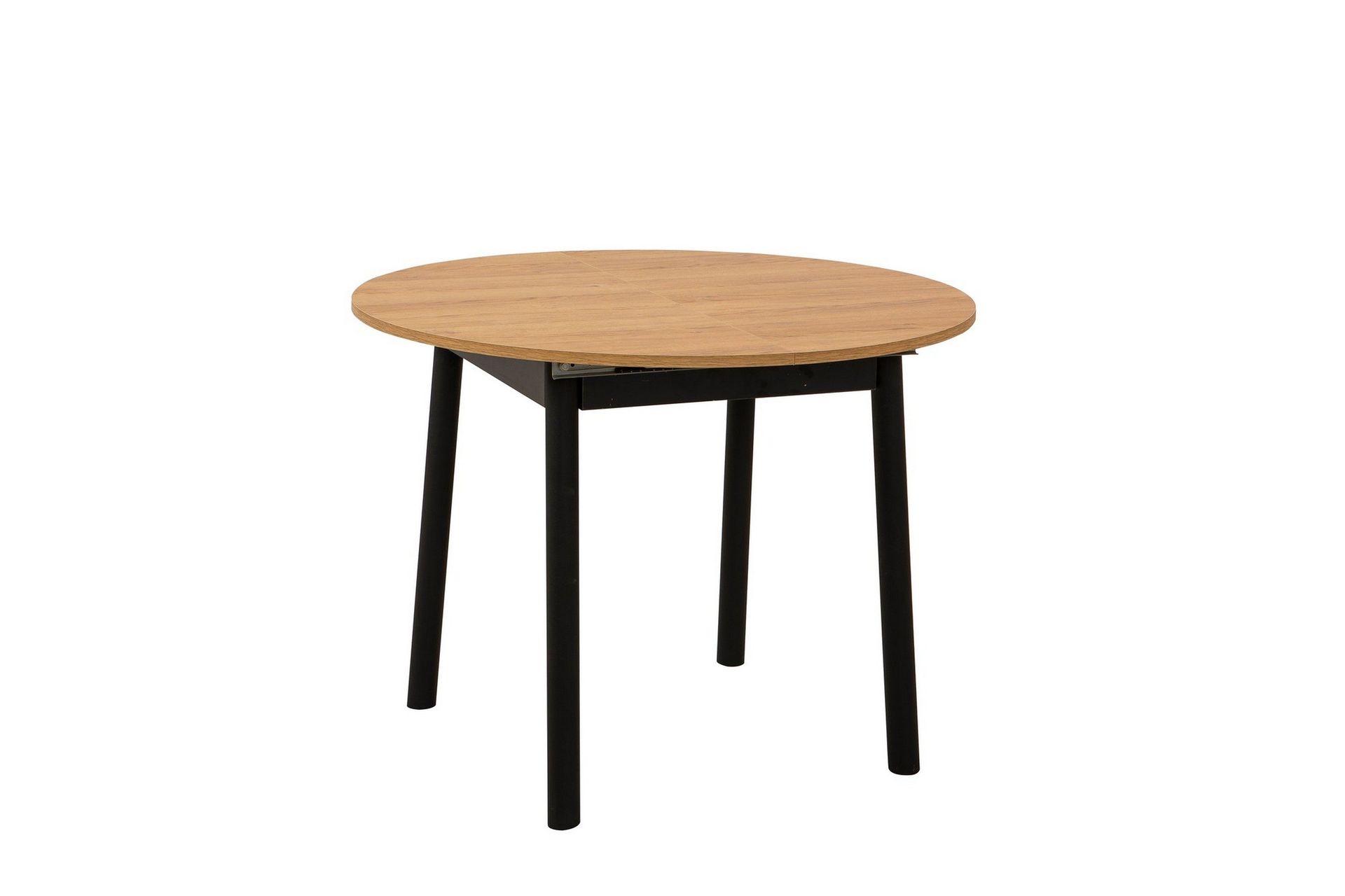 Oliver Matbord 100 cm - Ek/Svart