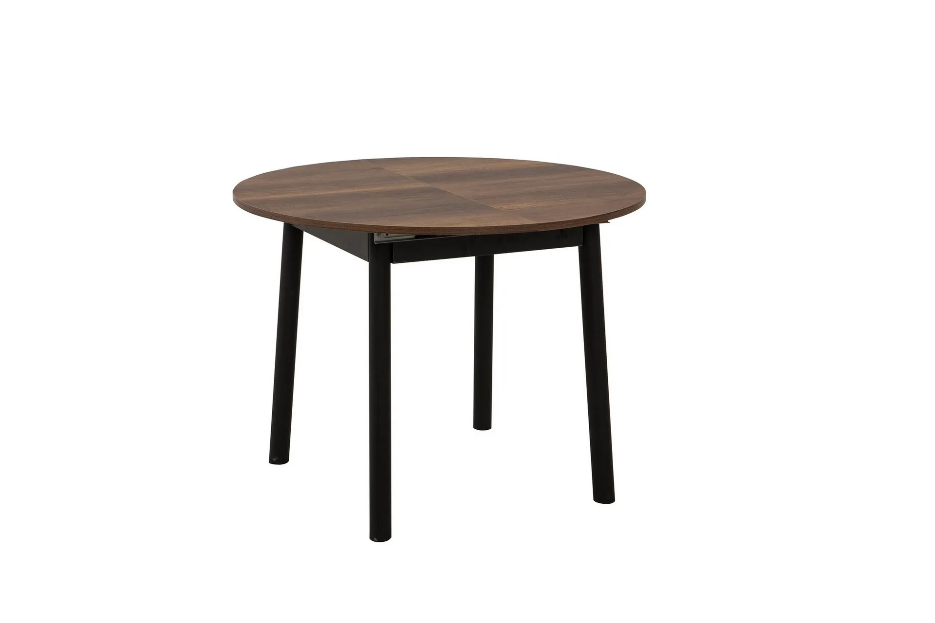 Oliver Matbord 100 cm - Valn&ouml;t/Svart