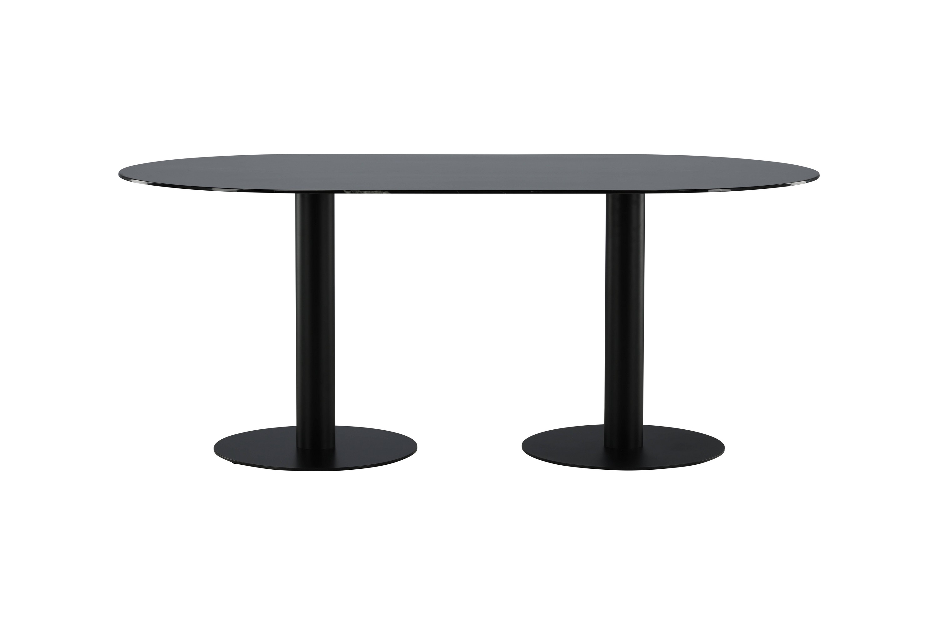 Pillan Matbord 180 cm Ovalt Svart