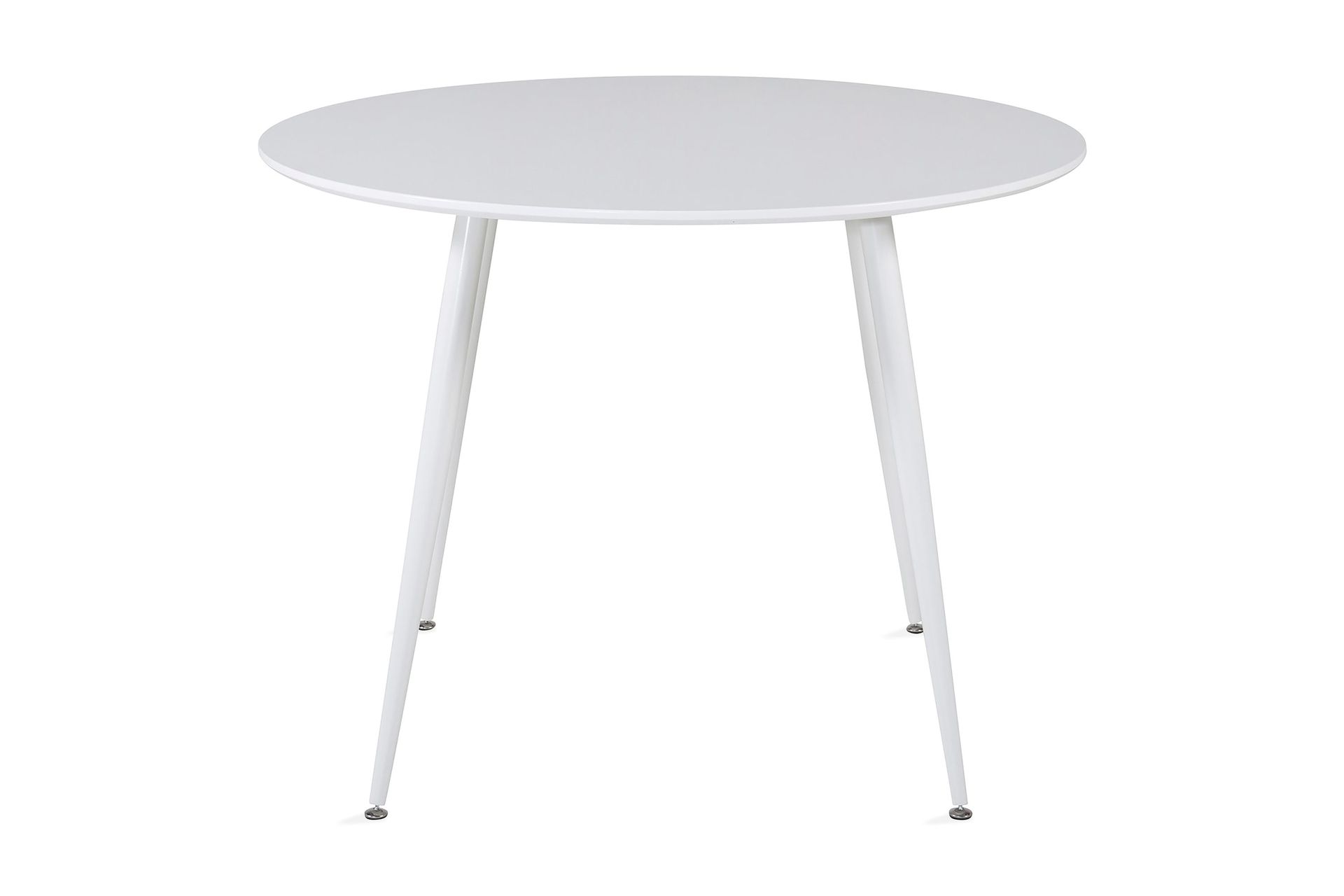 Plaza Matbord Runt - Vit/Vit
