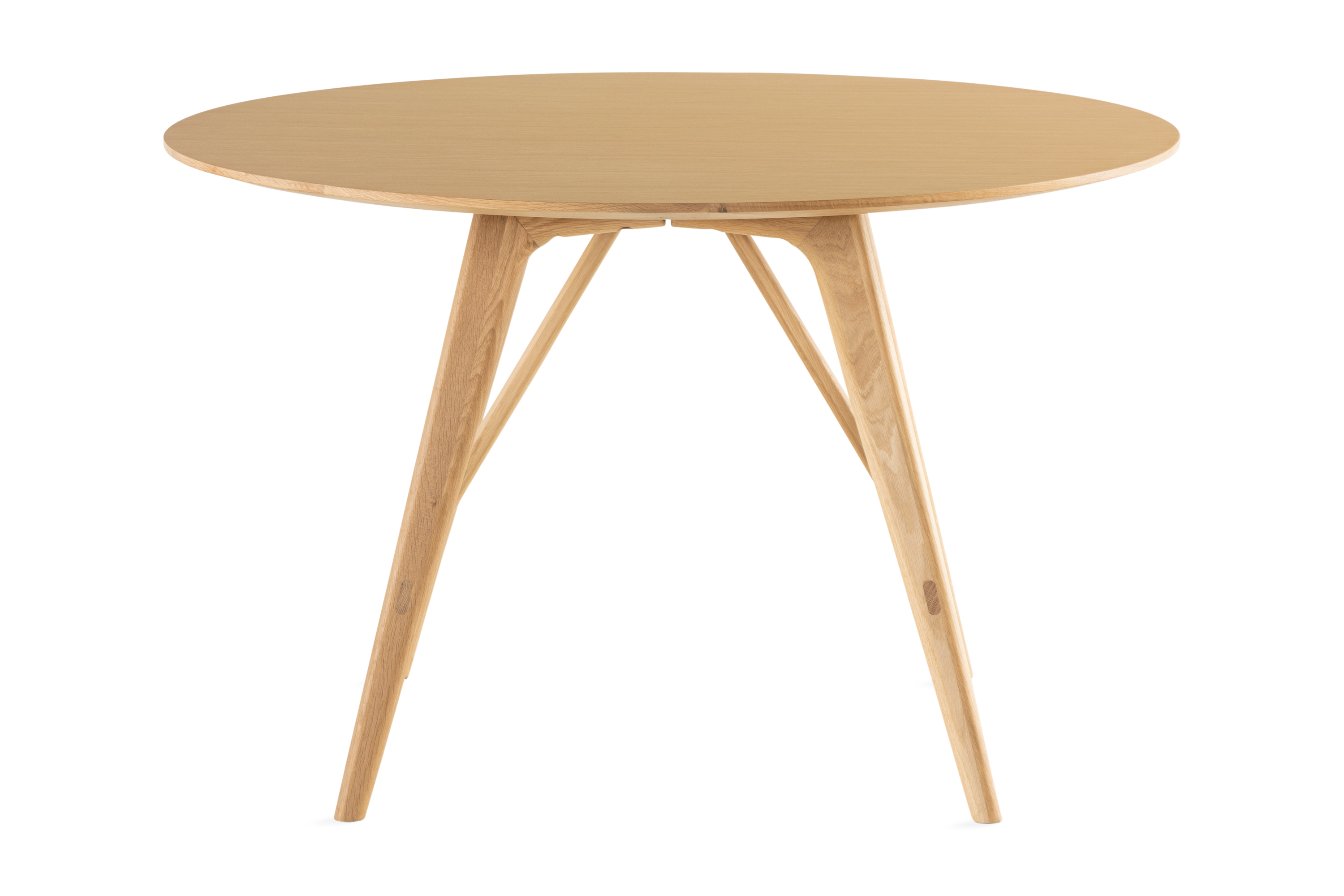 Skagana Runt litet matbord Köksbord 120 cm Ek TräBrun
