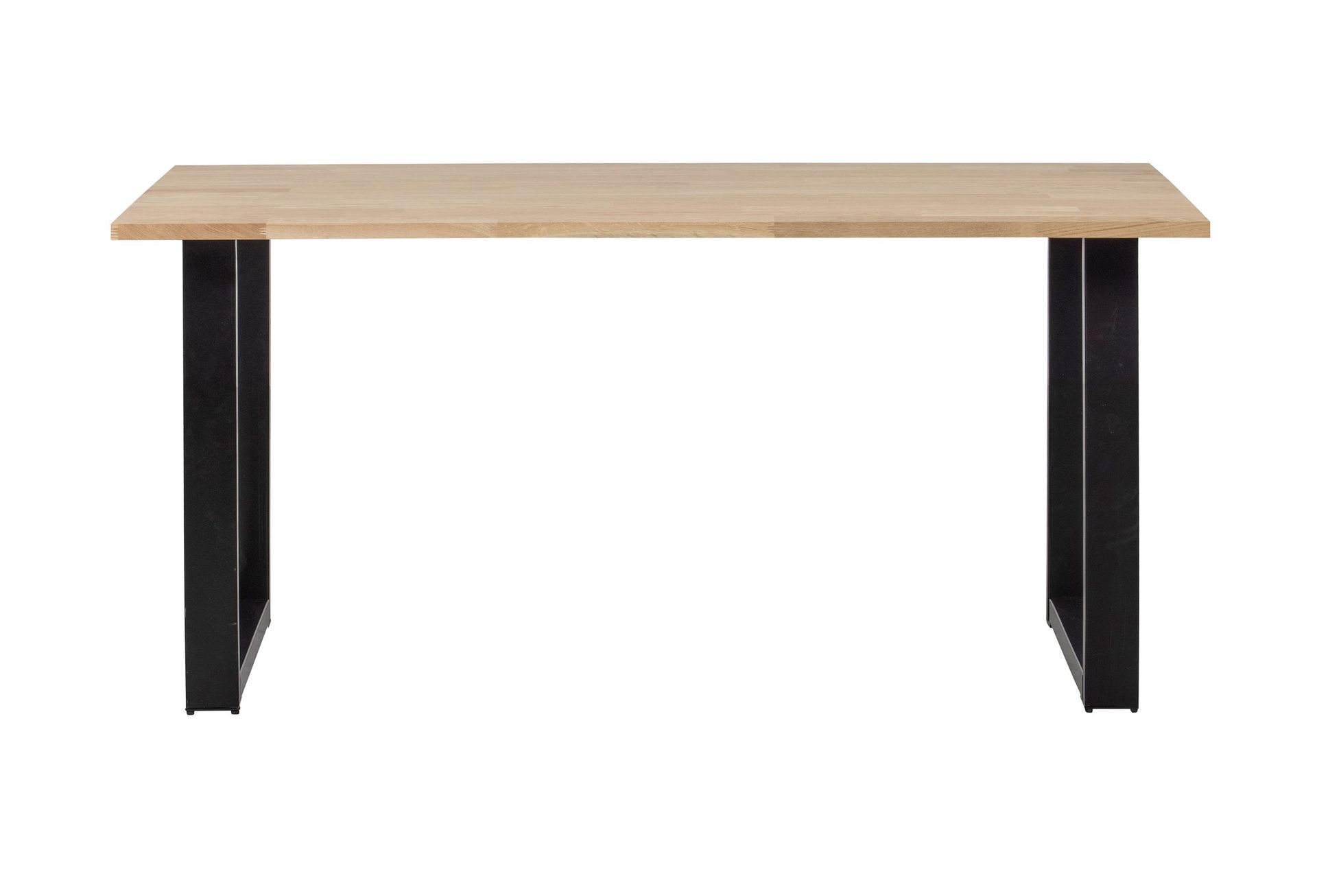 Tablo Matbord U-Formade Ben 160 cm Obehandlat - Ek/Svart