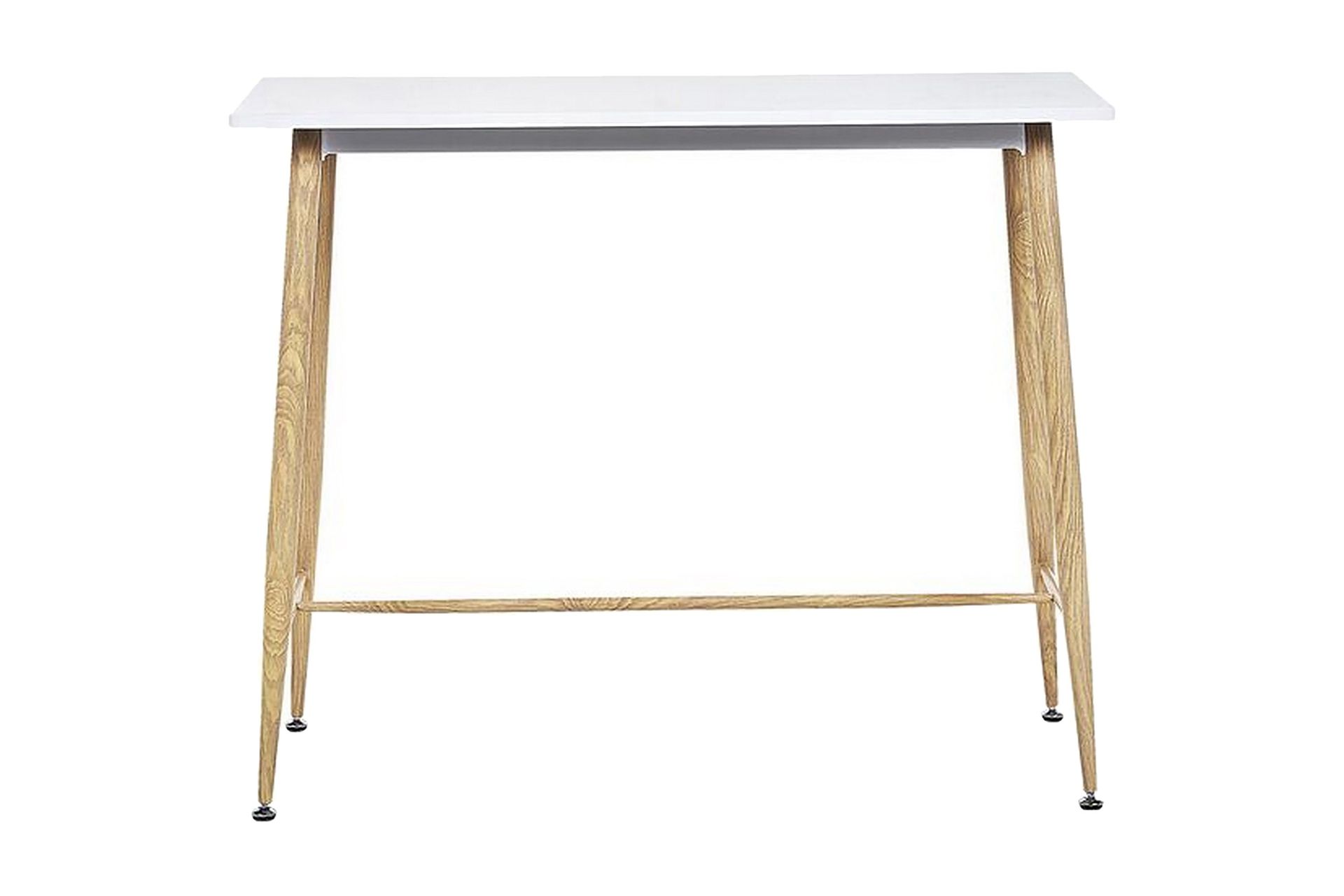 Vechas Matbord 90 cm - Vit/Ljust Tr&auml;