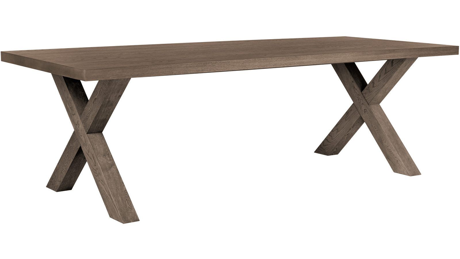 Matbord Lindor 240x100 cm - Oljad grå ekfanér
