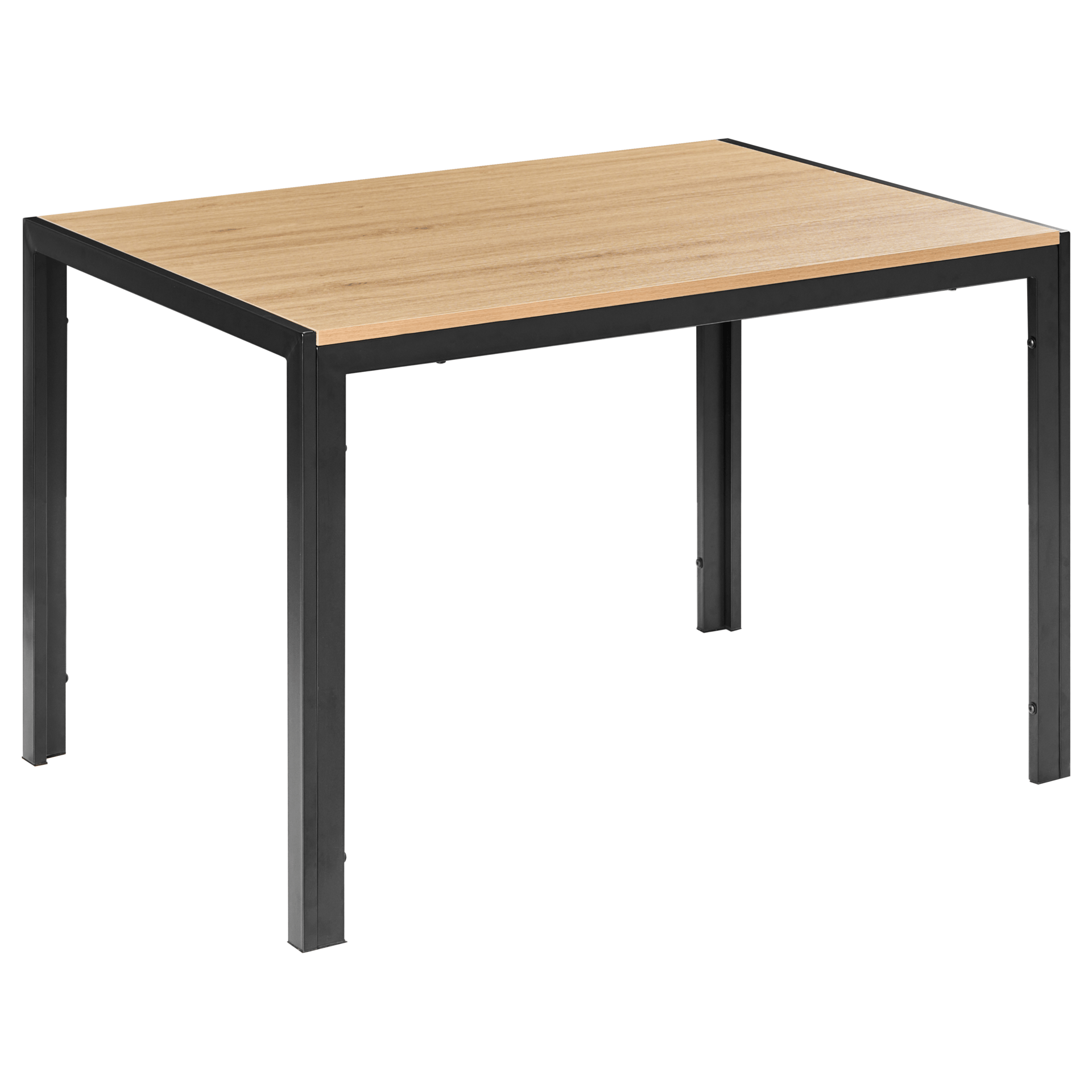 Matbord Mann 120 cm - Ljusbrun, Svart