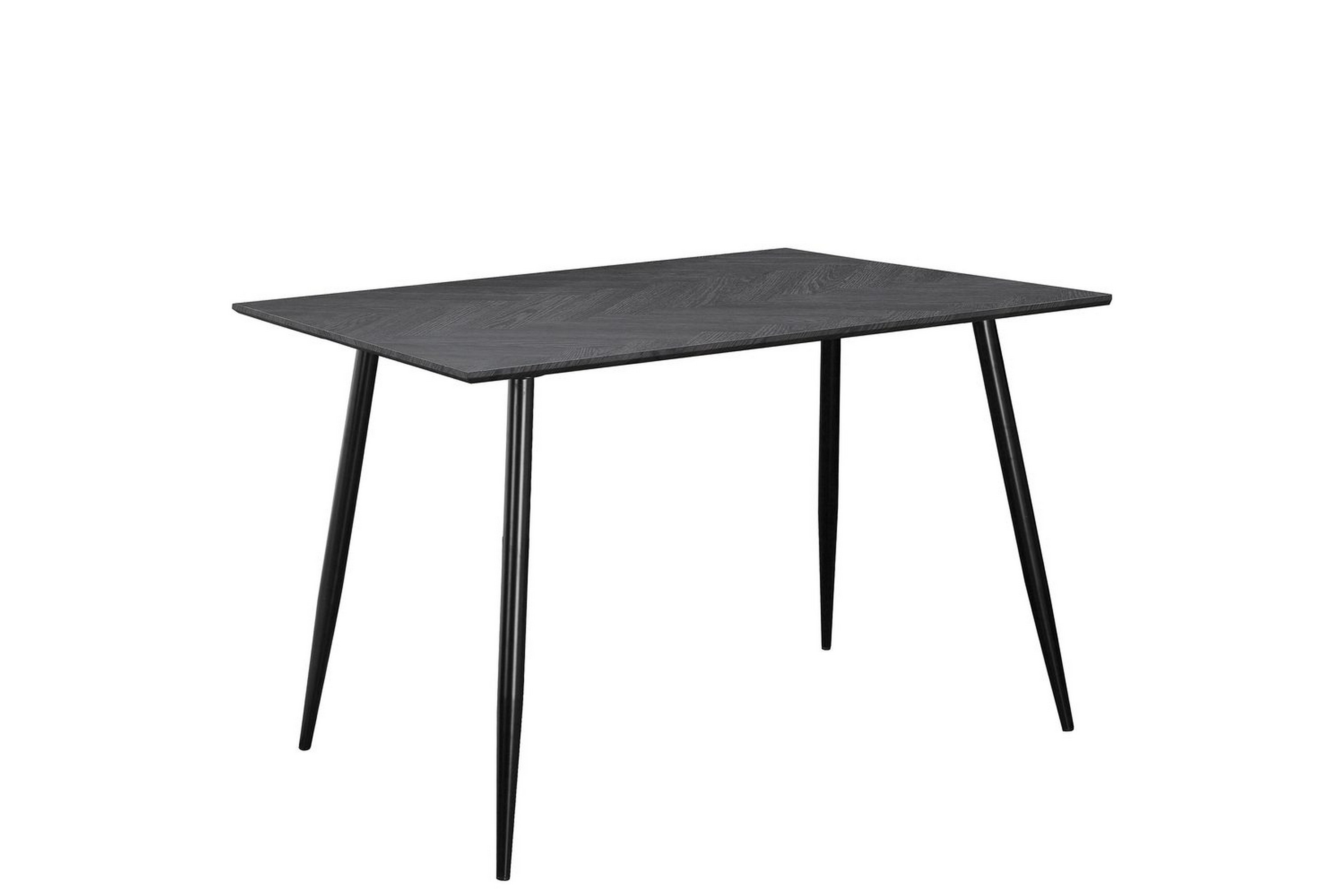 Matbord Monza 120x80x76 cm, Fiskben Greyeik/Svart 120x80x76 cm, Fiskben Greyeik/Svart