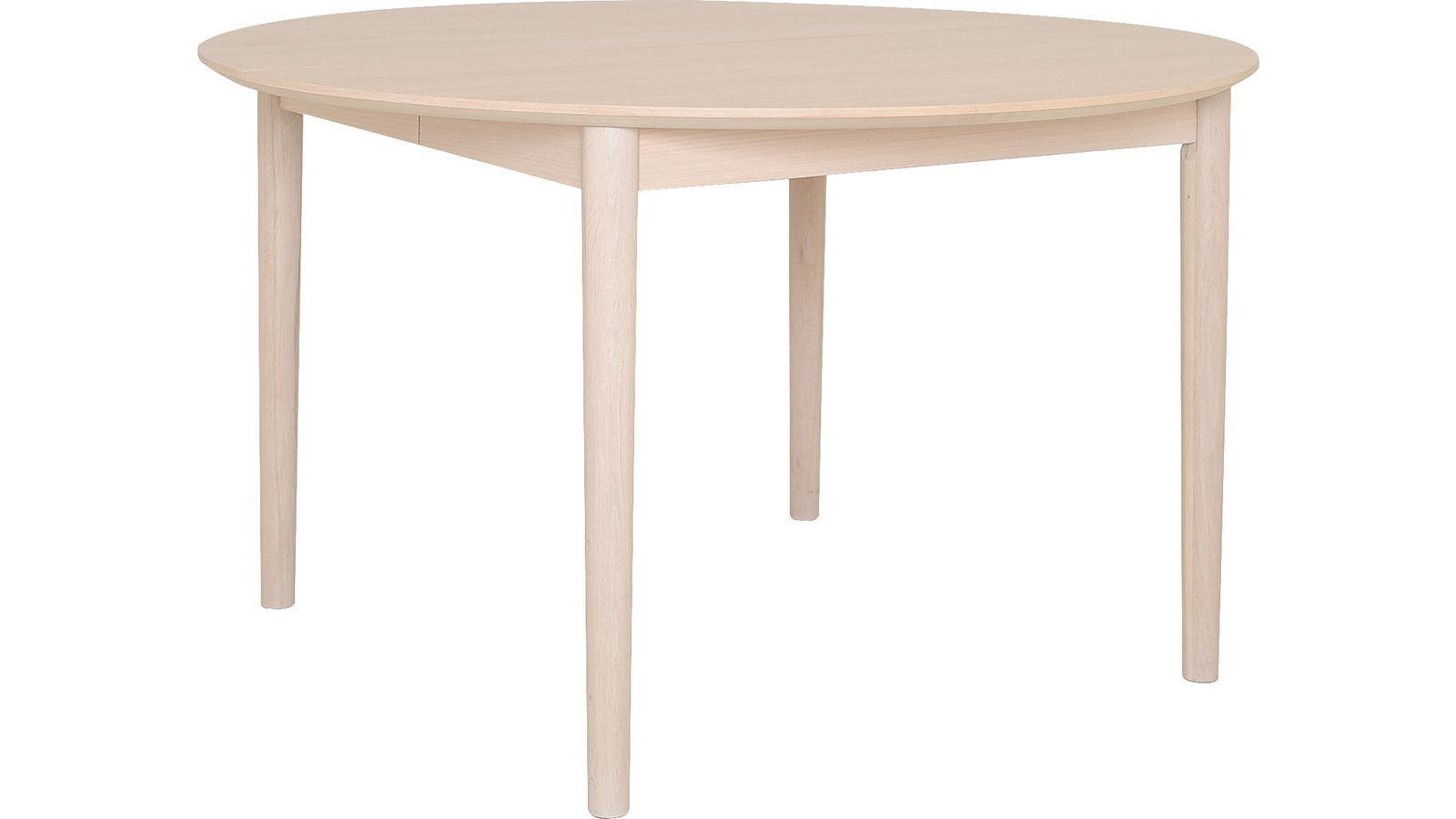 Matbord Nordal 130+50+50 cm - Vitpigmenterad