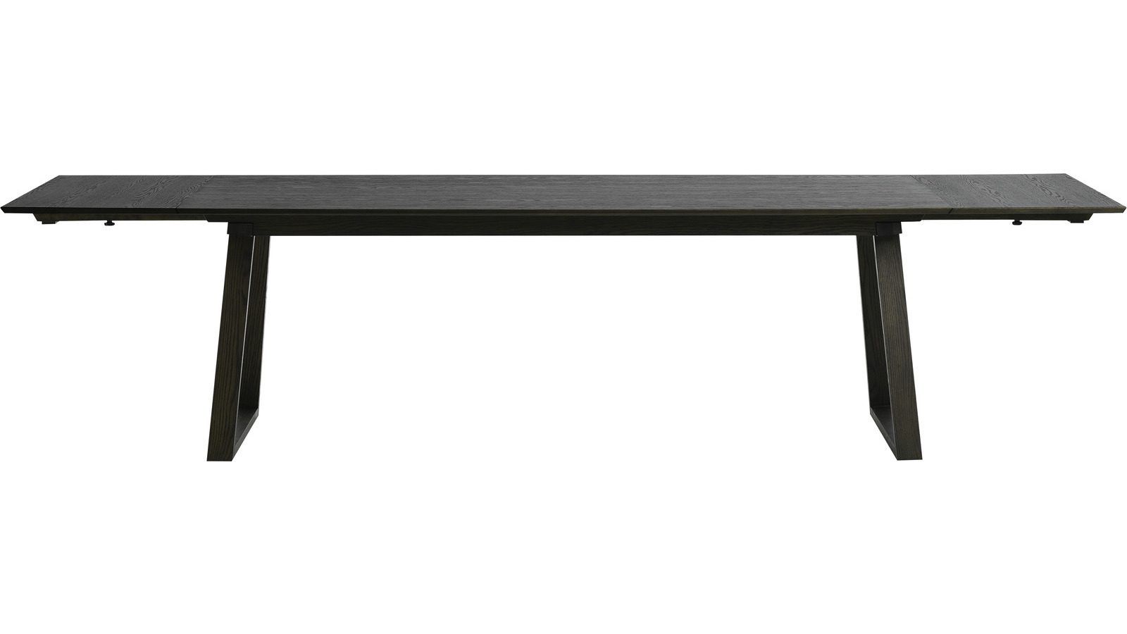 Matbord Norvik 220+50+50 cm - Brunlackad Ek