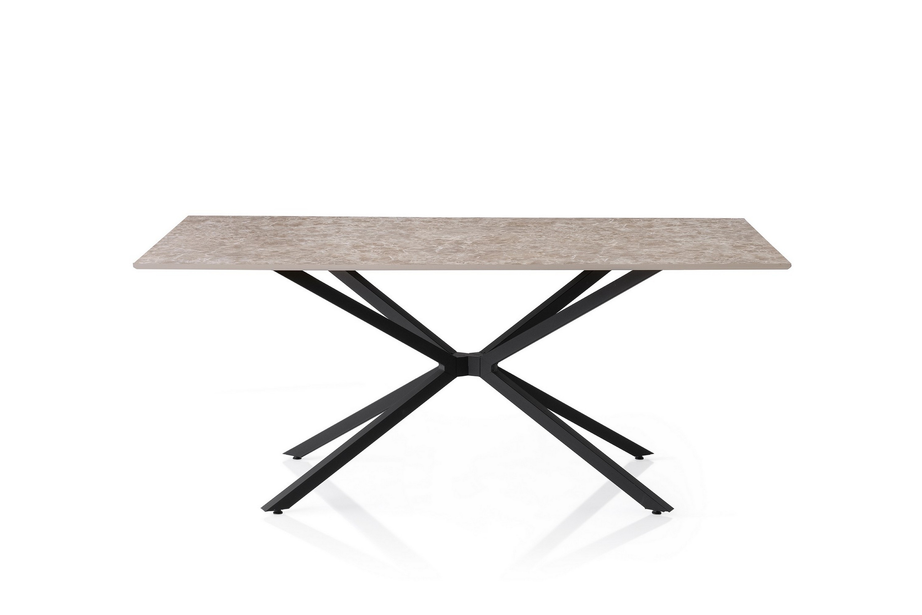 matbord nox 180 cm rektangulär - grå