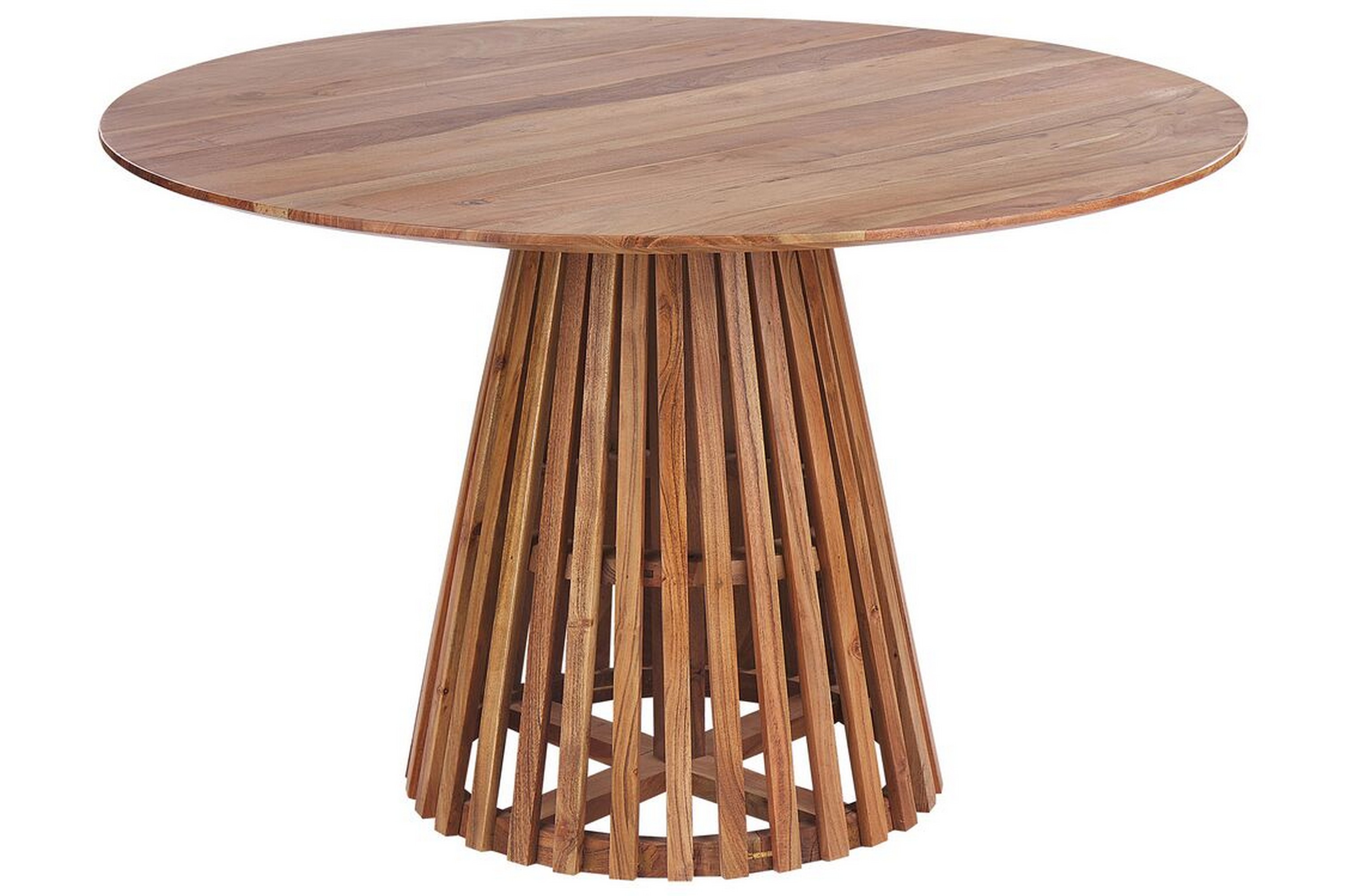 matbord ortelle 120 cm rund - mörkbrun