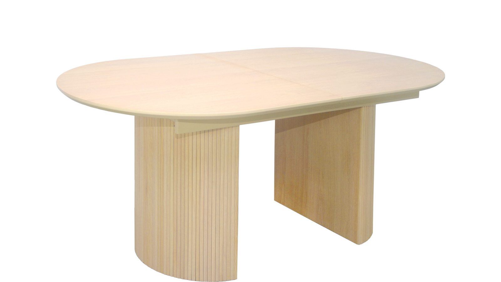 Matbord Otaki 180 cm Butterfly - Vitpigmenterad ek