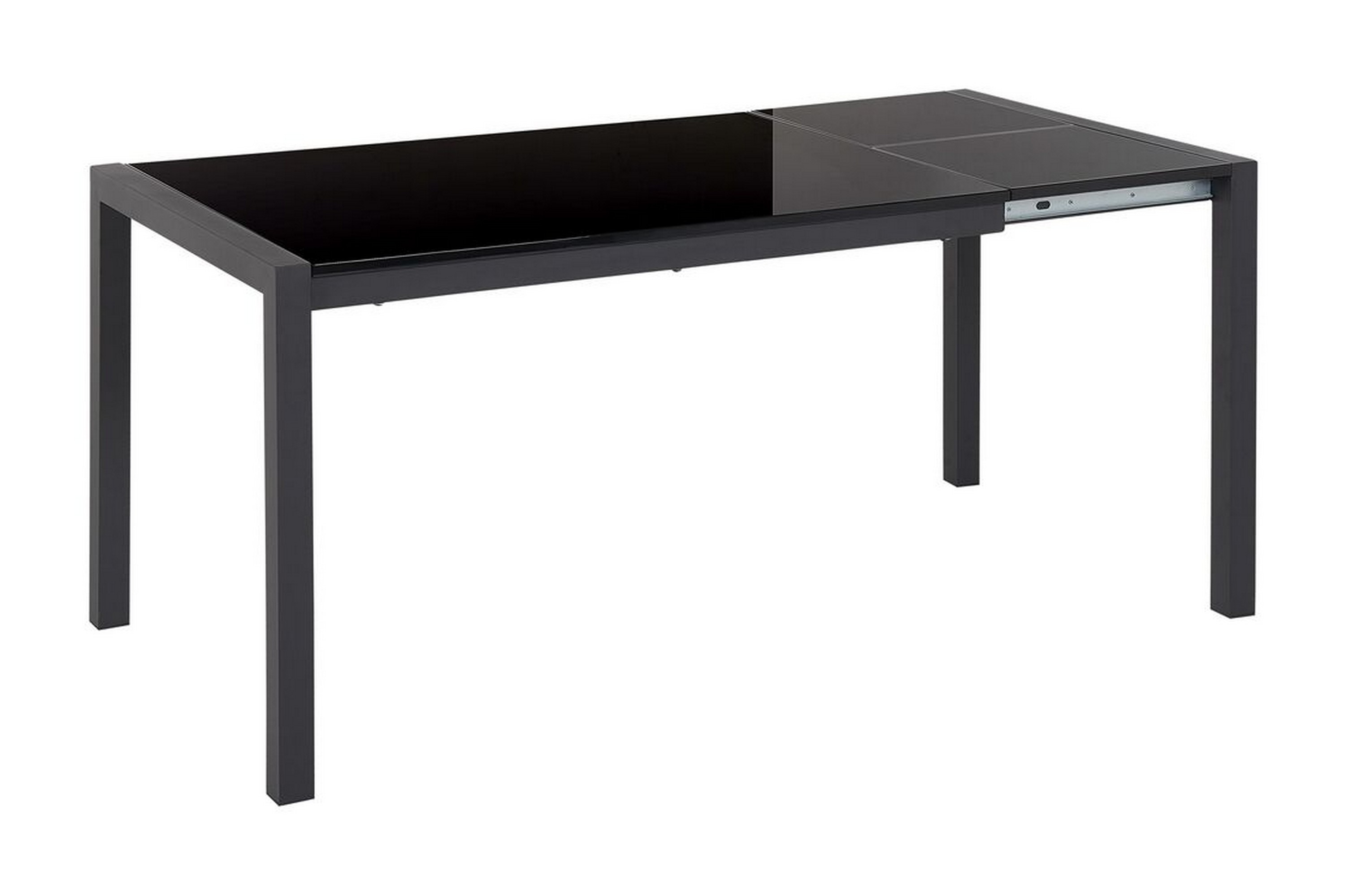Matbord Renton Förlängningsbart 120-160x80 cm Svart