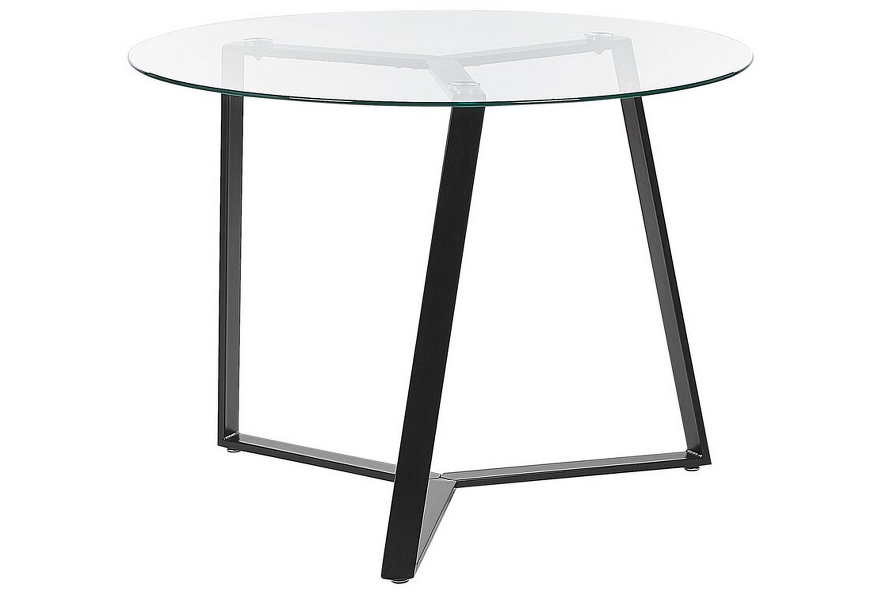 matbord triggiano 100 cm - svart