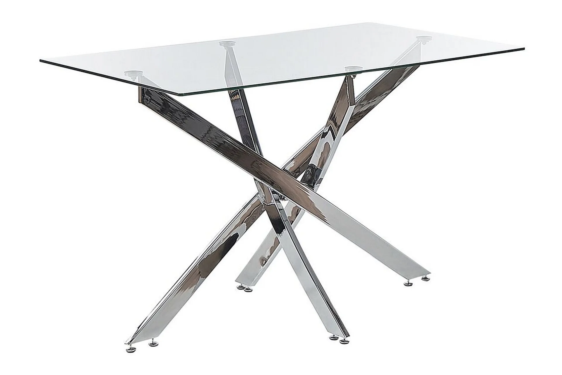 matbord vincenzo 70x120 cm - silver