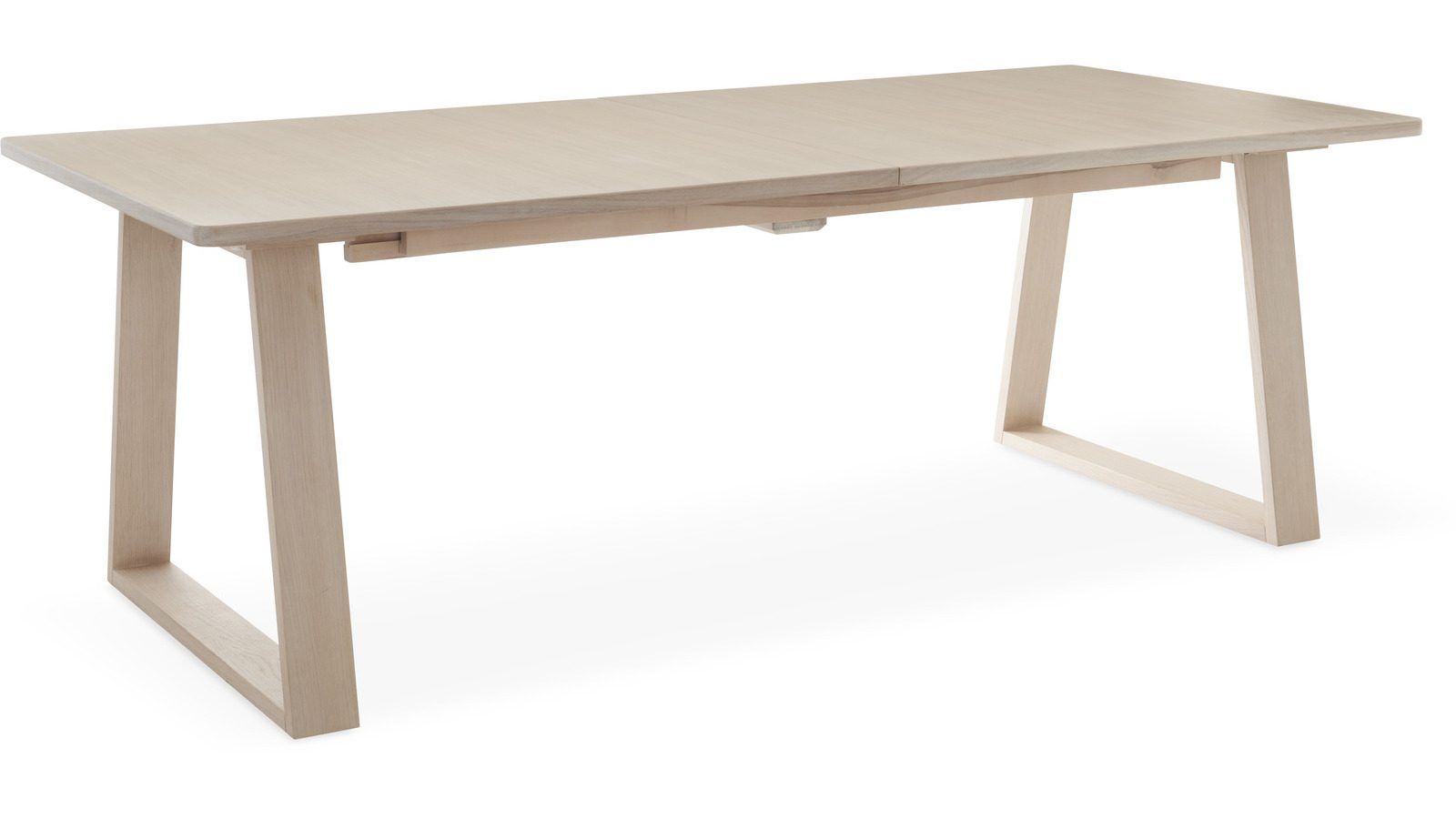 Matbord Wikdal 220x100 cm - Vitpigmenterad ek