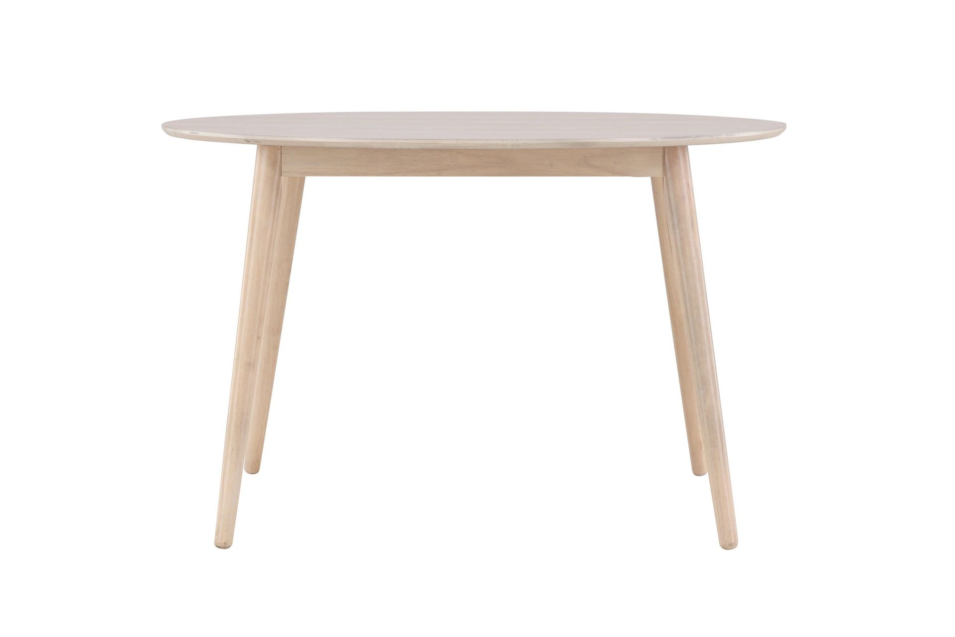 Matbord Peach Flora Dining Table &oslash;120 - Whitewash / Veneer Whitewash -