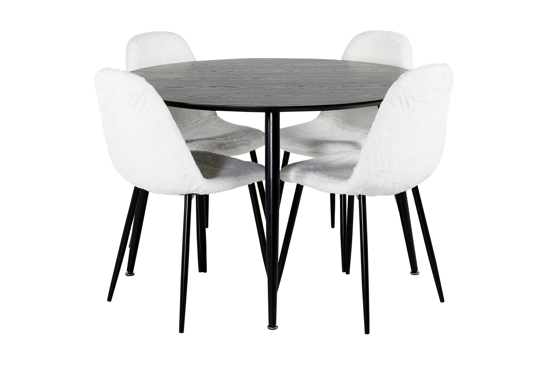 balisa matgrupp 115 cm rund + 4 ypas matstolar -