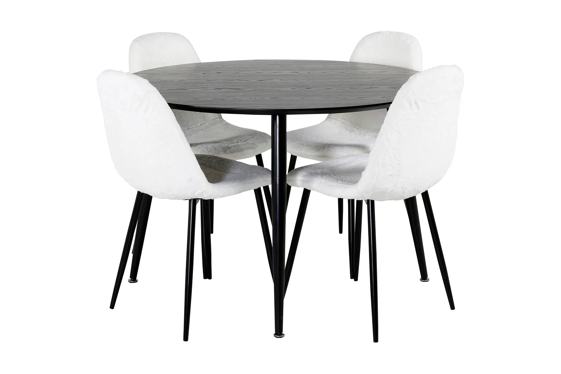 Balisa Matgrupp 115 cm Rund + 4 Ypas Matstolar -