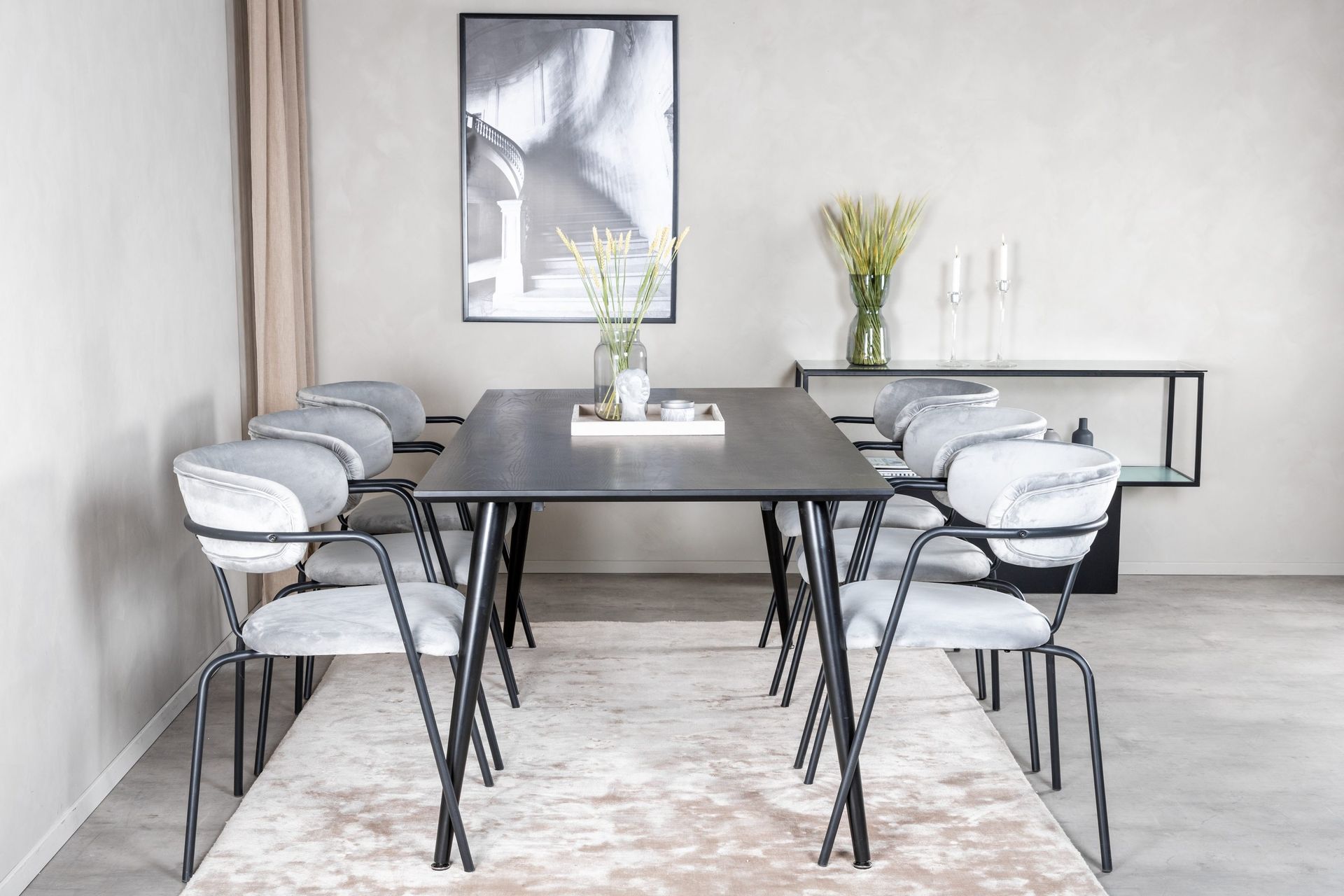 balisa matgrupp 180 cm + 6 st arcarazo matstolar -