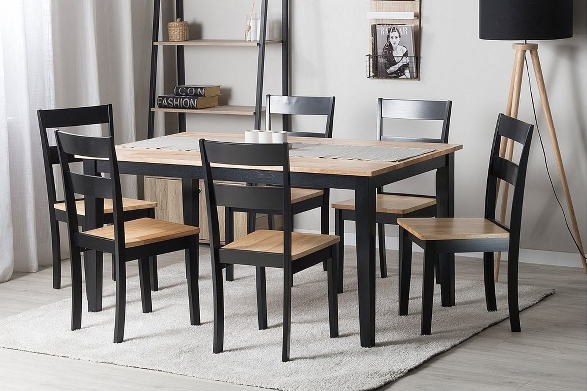 Georgia Matgrupp 90 cm - Svart
