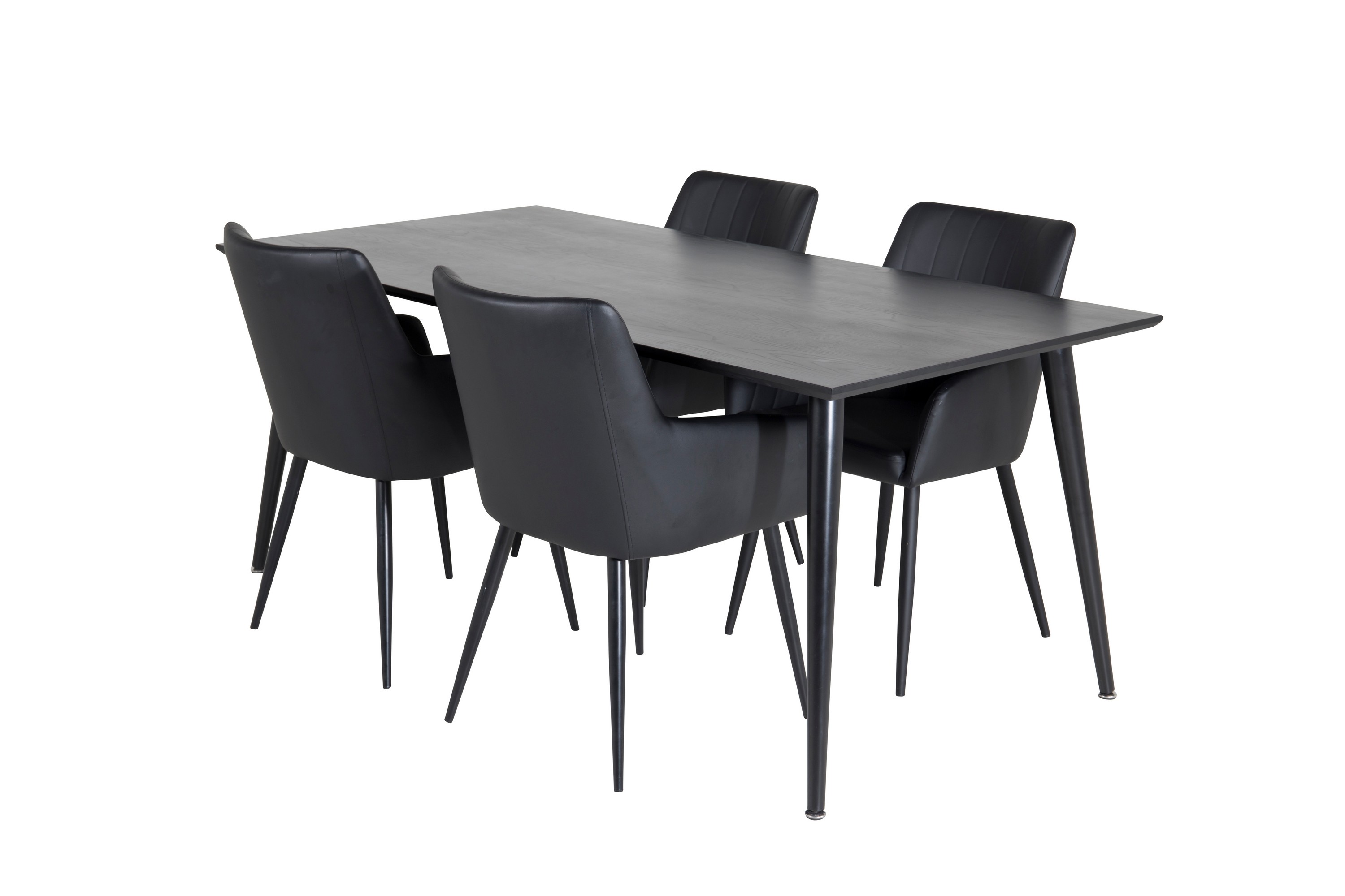 Matbord Balisa 180 cm med 4 st Casper Karmstol Konstläder