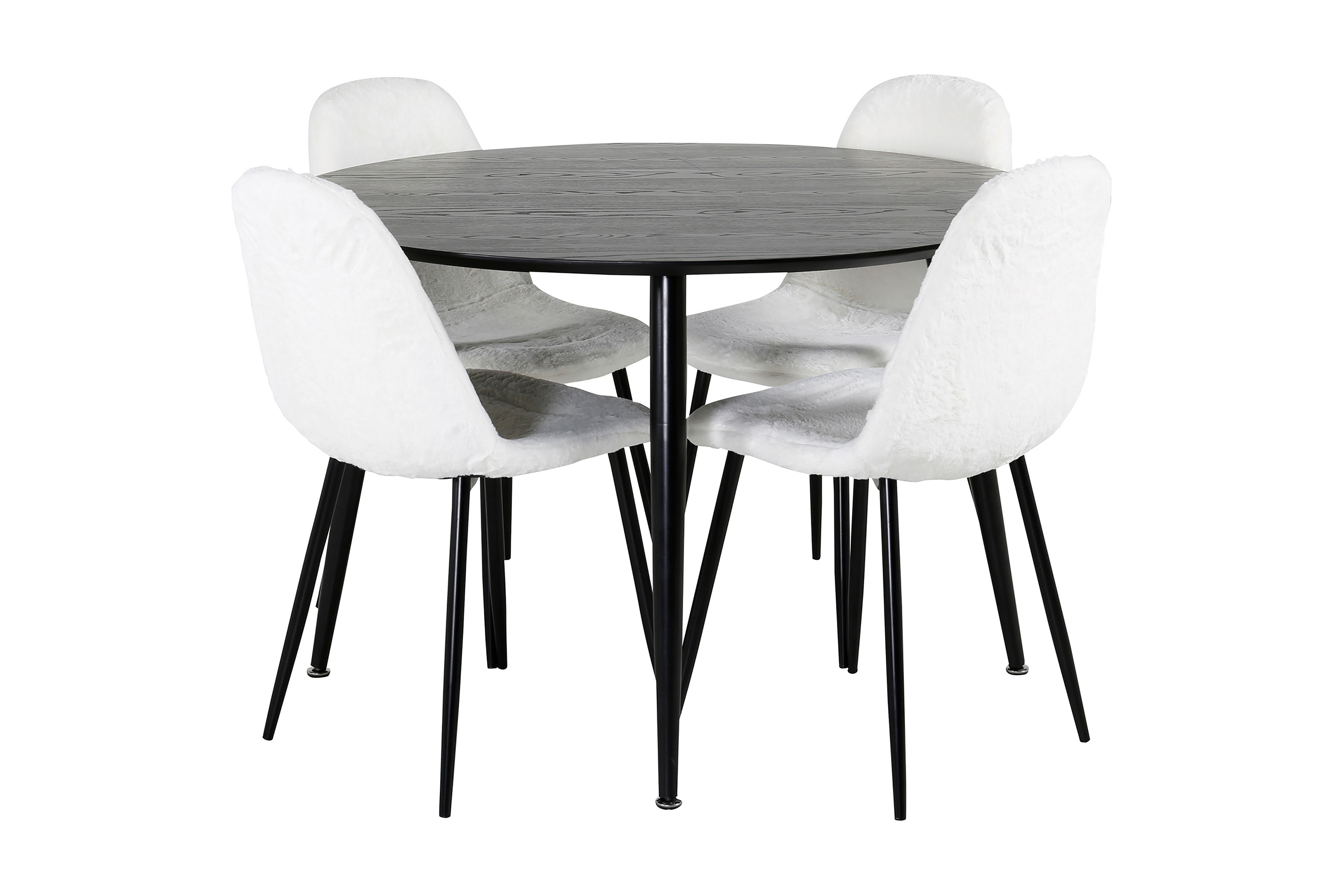 matgrupp balisa 115 cm rund + 4 ypas matstolar -