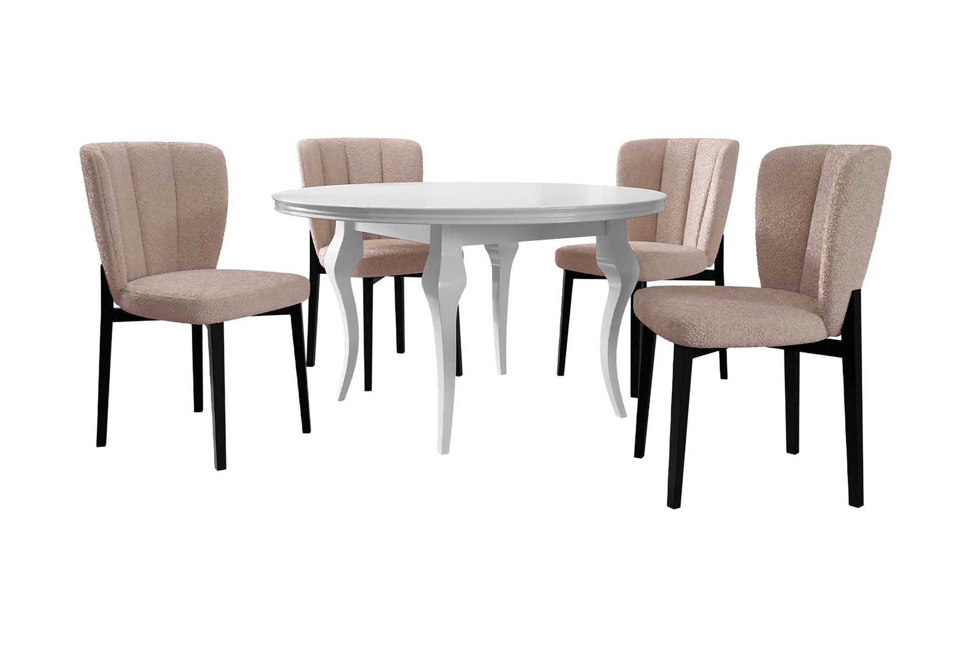 Matgrupp - Beige/Vit/Svart