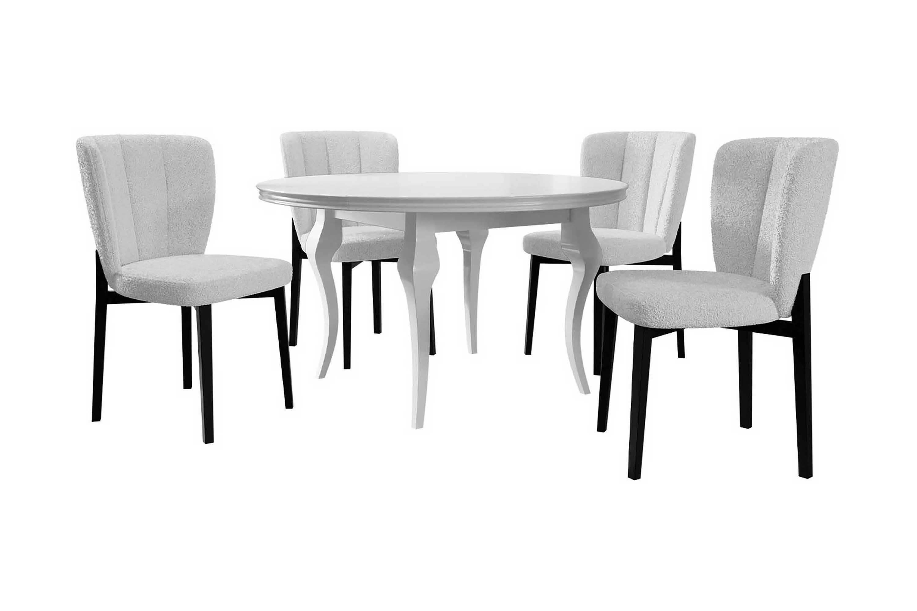 Matgrupp Beige/Vit/Svart