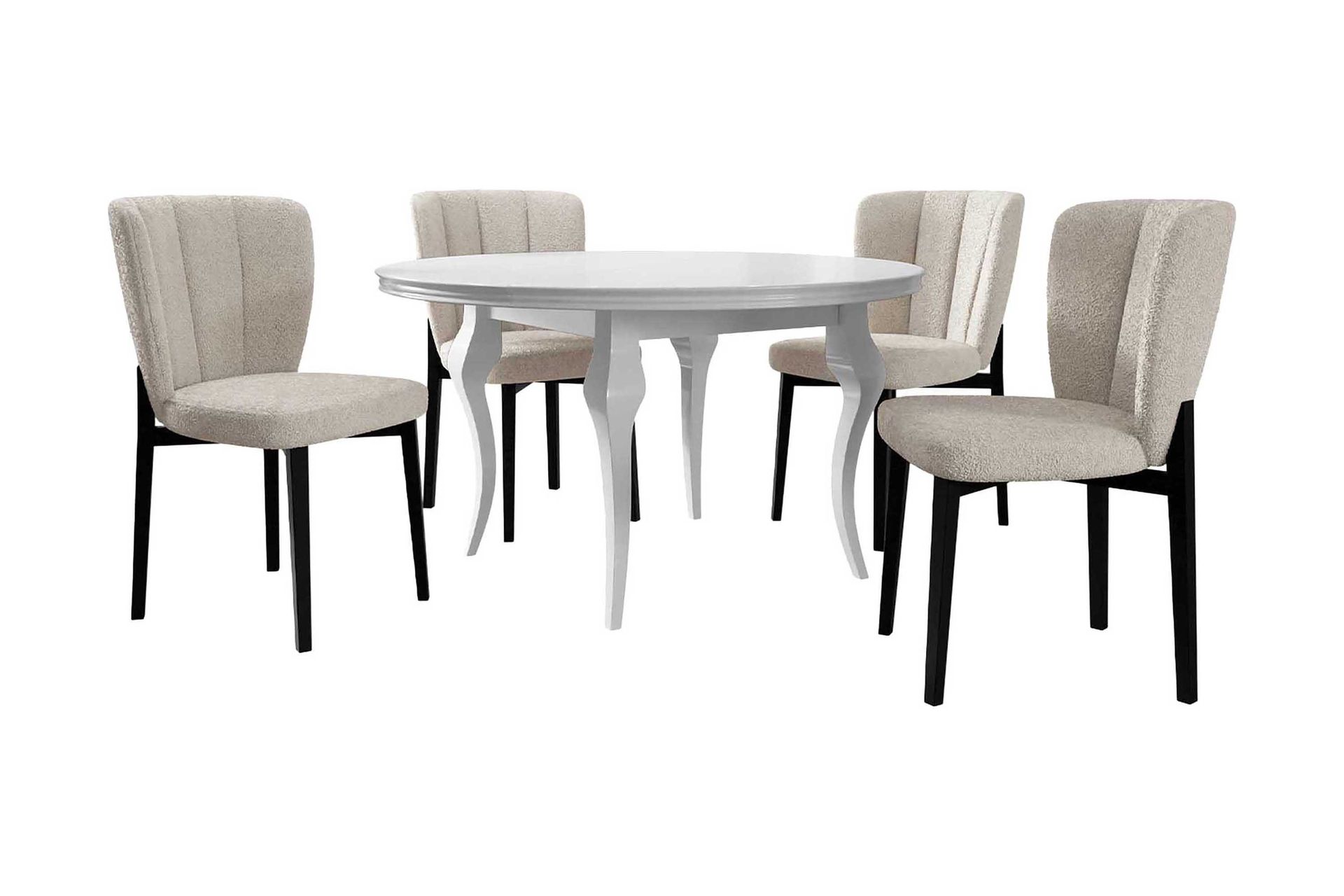 Matgrupp - Beige/Vit/Svart