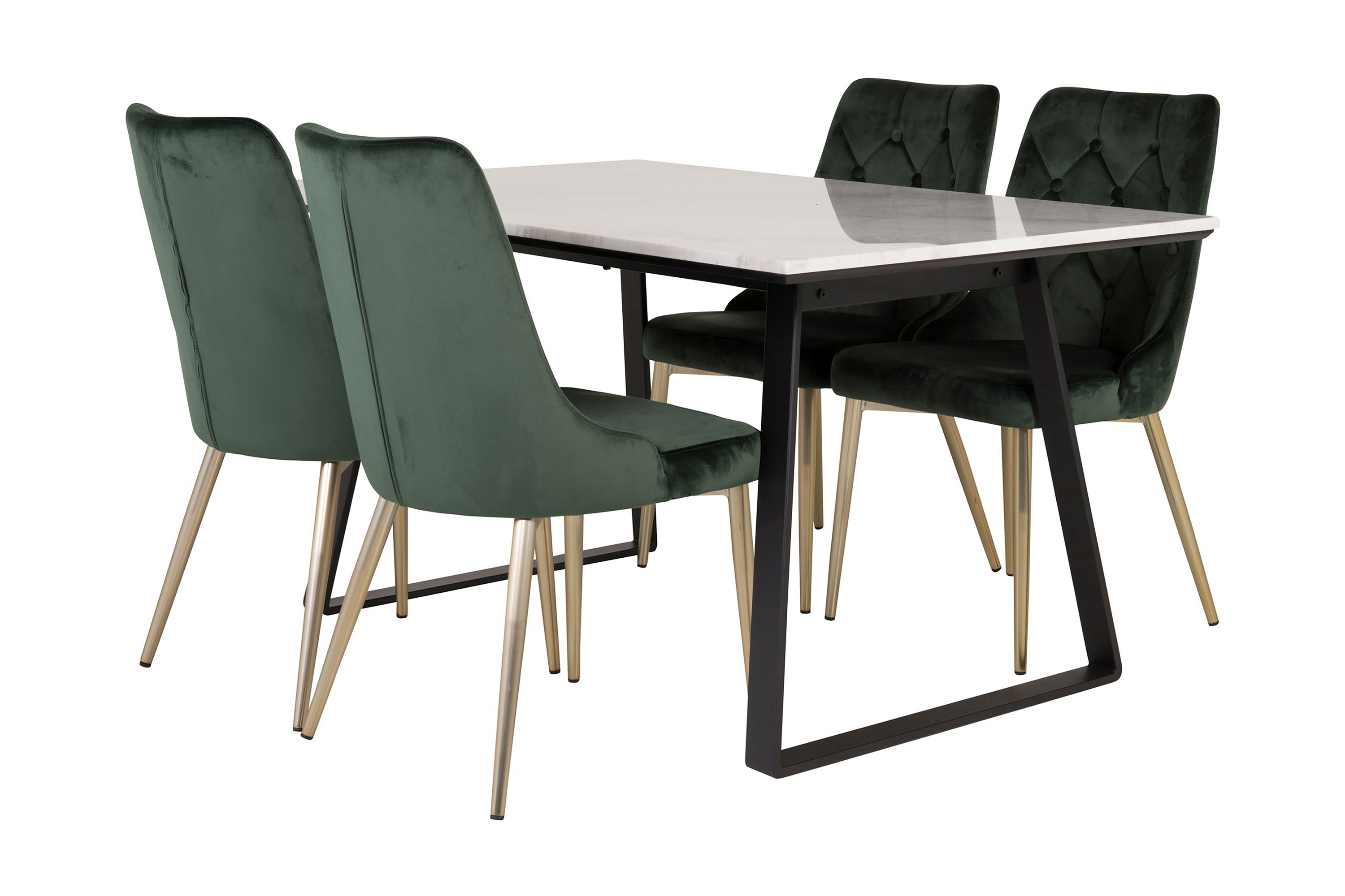 matgrupp netanya med 4 chantor lyx sammetsstol -