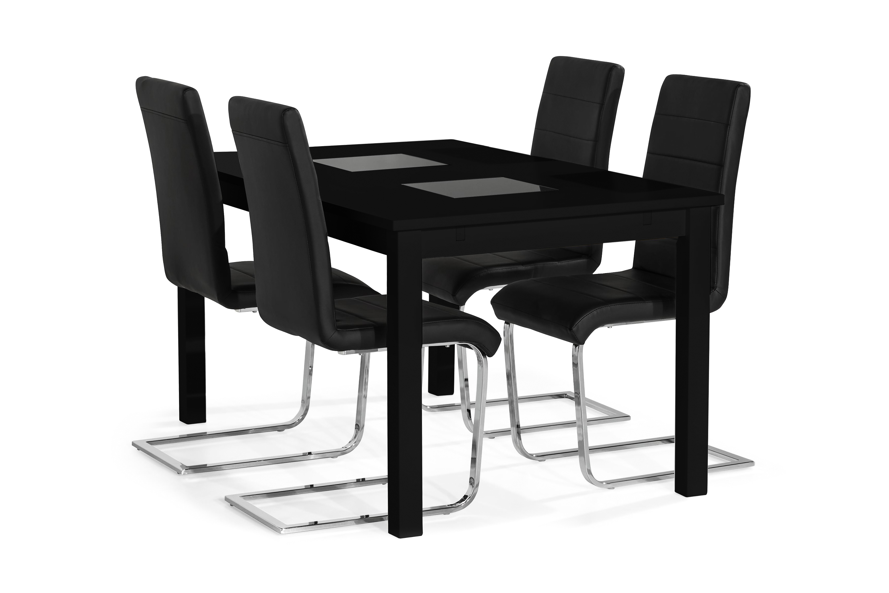 Matgrupp Octavia inkl 4 Jack Stolar Svart