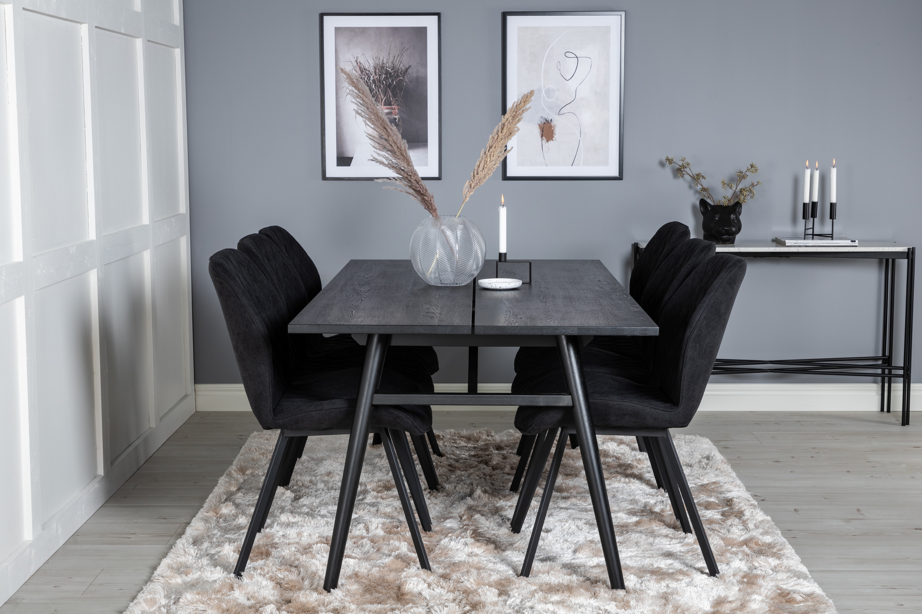 Matgrupp Sediza 195 cm 6 st Pombriego Matstolar