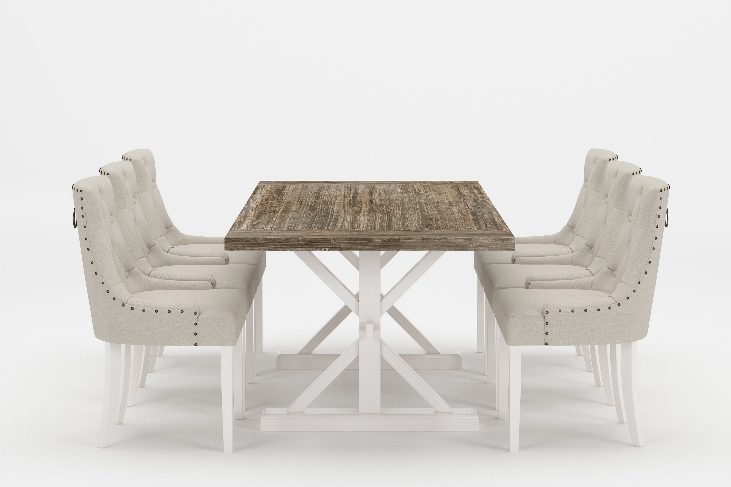 Matgrupp Yorkshire Premium 200-290 cm 6 Ophelia Stolar Beige/Brun