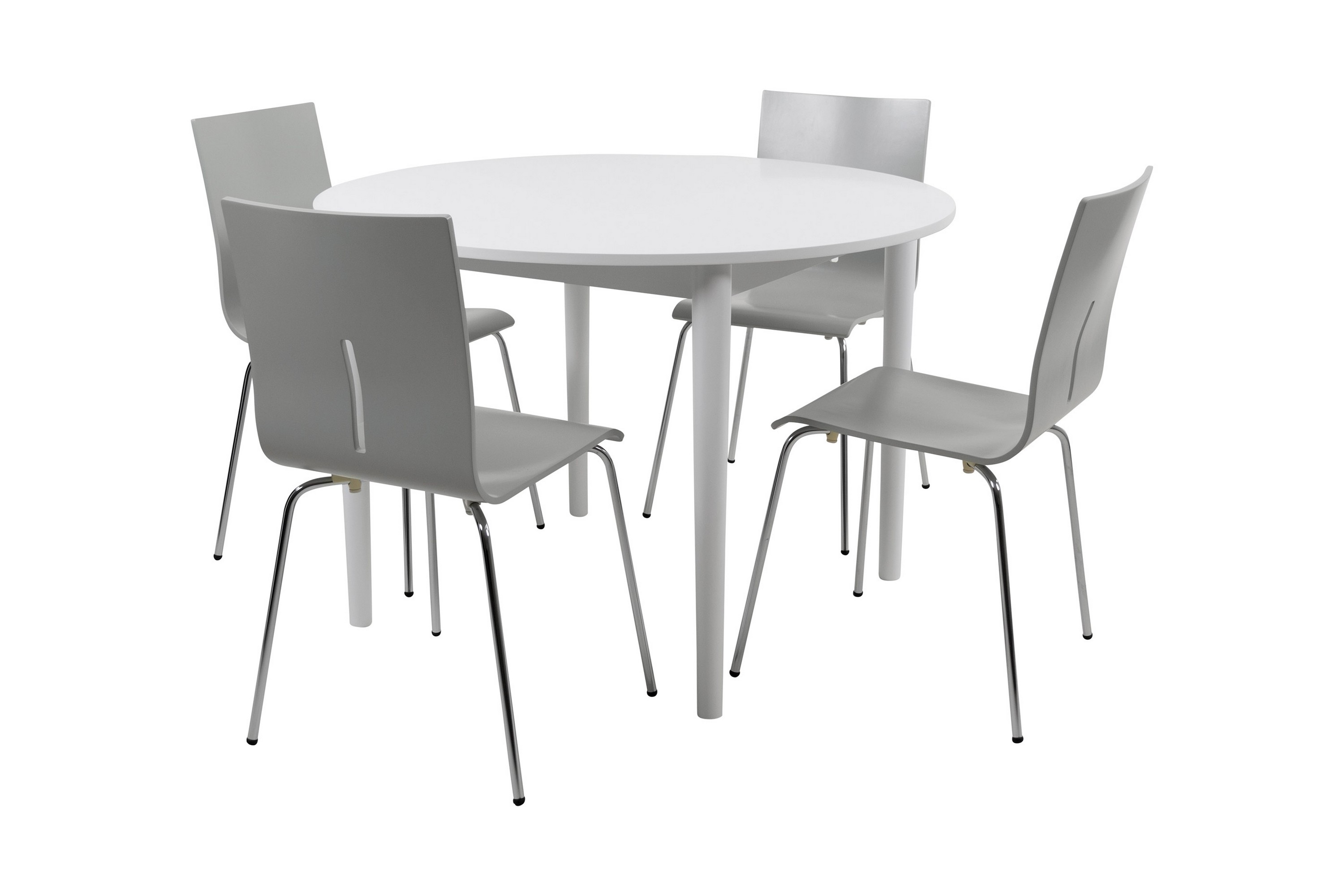 matgrupp phorma med 4 gyda stol - vit