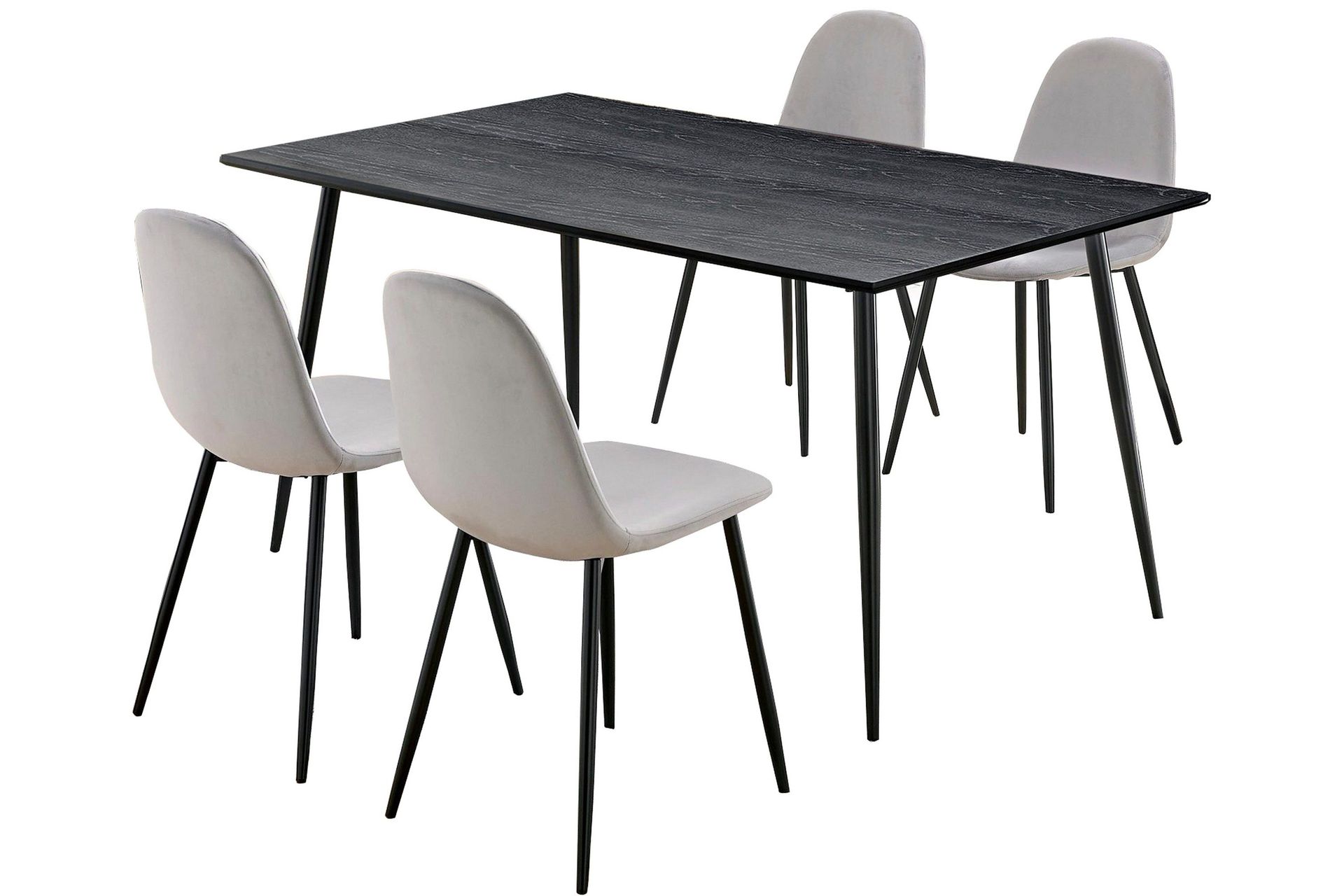 Oktoos Matgrupp 160 cm - Gr&aring;/Svart