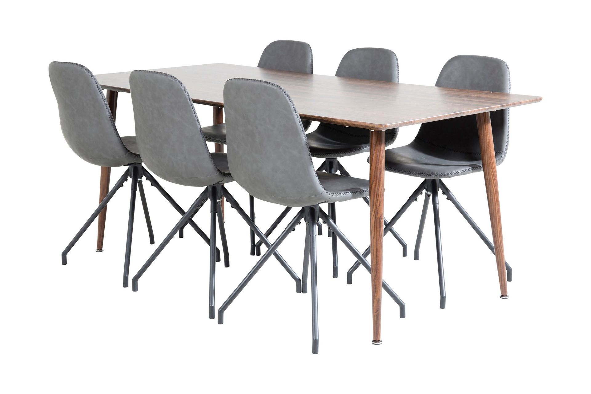Ypas Matbord 180 cm med 6 st Ypas Matstol -