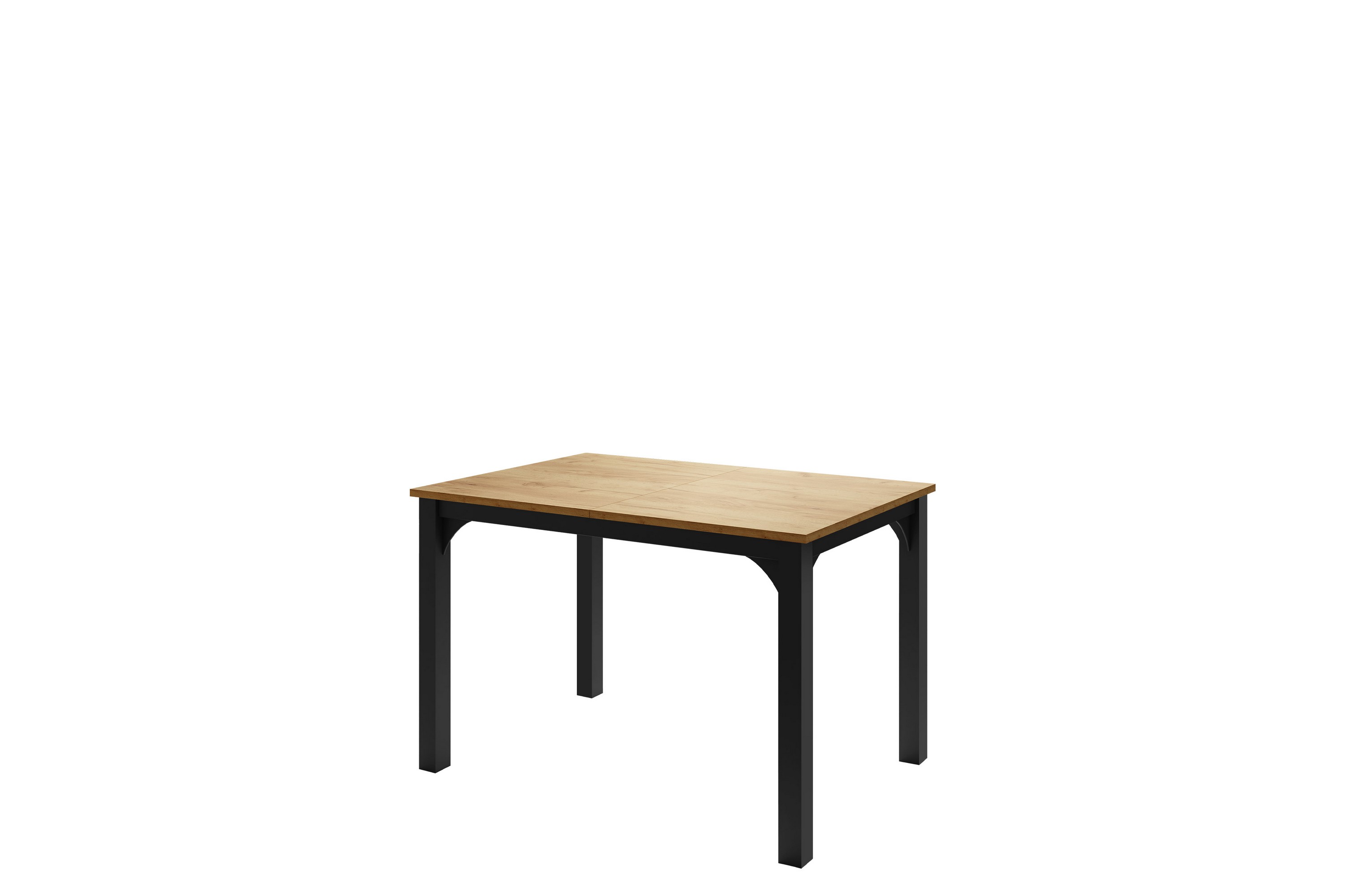 millport matbord 158 cm - svart/brun